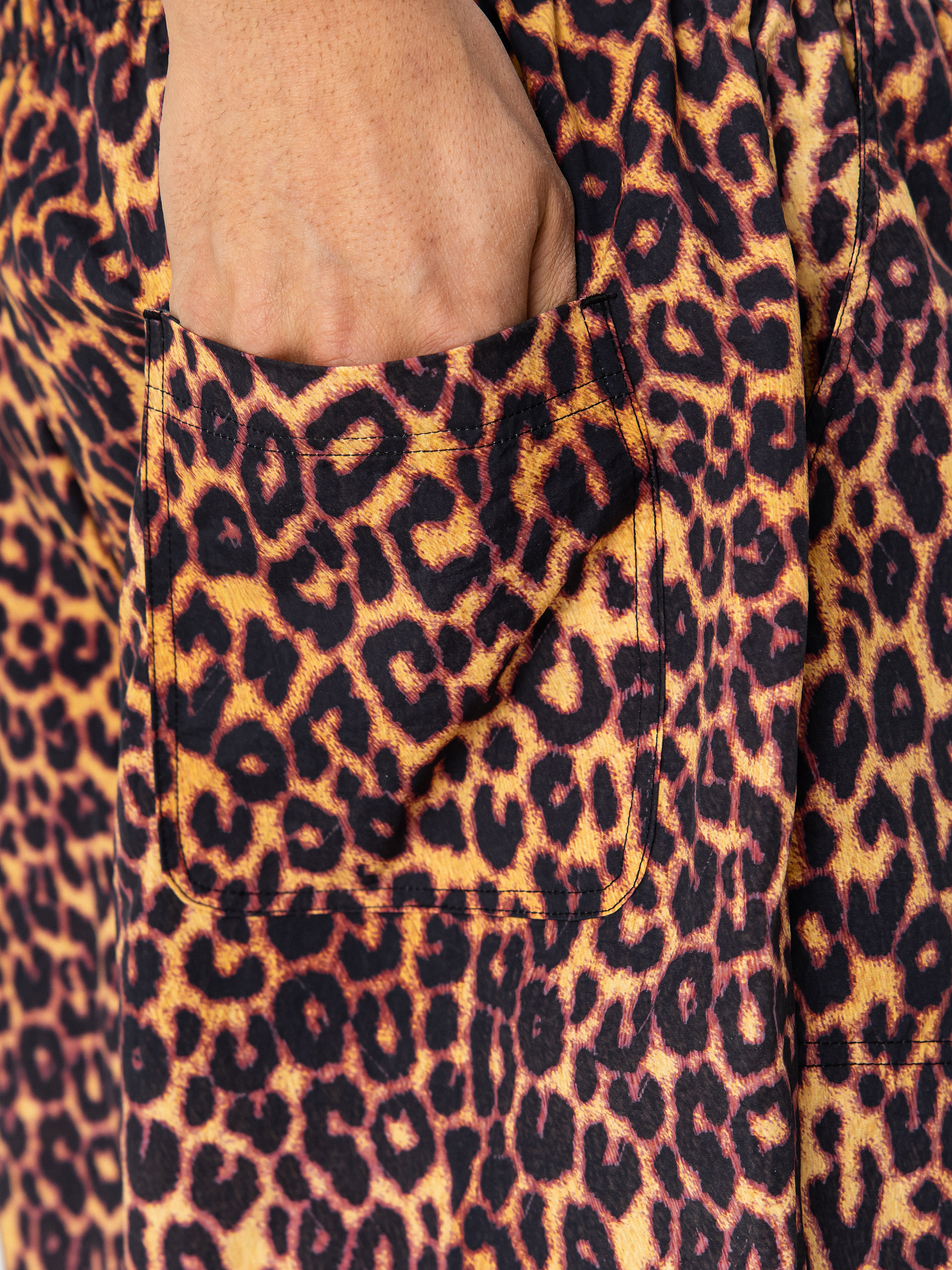 Pantaloni scurți HUF 89 Printed Easy (brown)