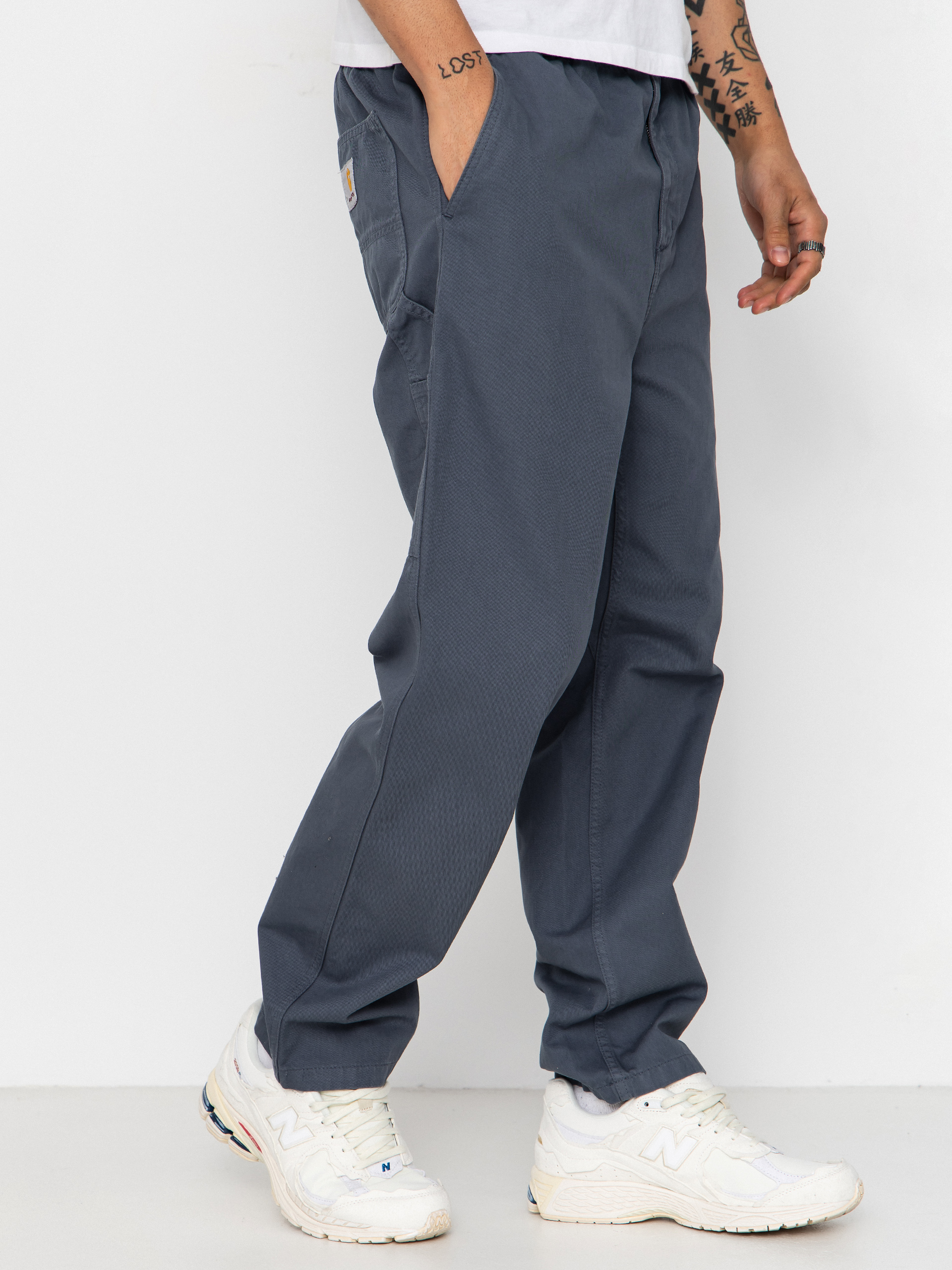 Pantaloni Carhartt WIP Flint (cozy blue)