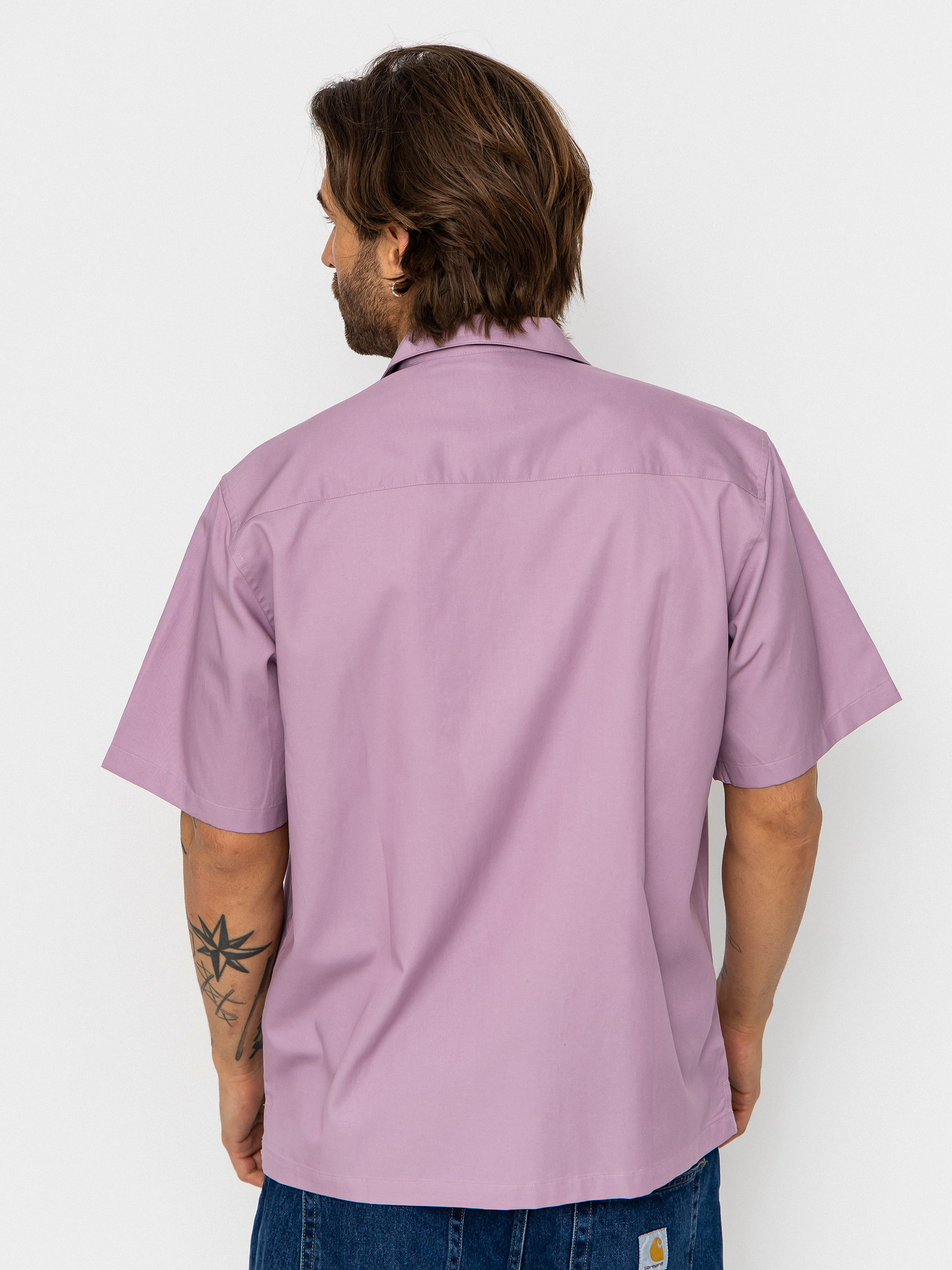 Cămașă Carhartt WIP Delray (gentle purple/white)