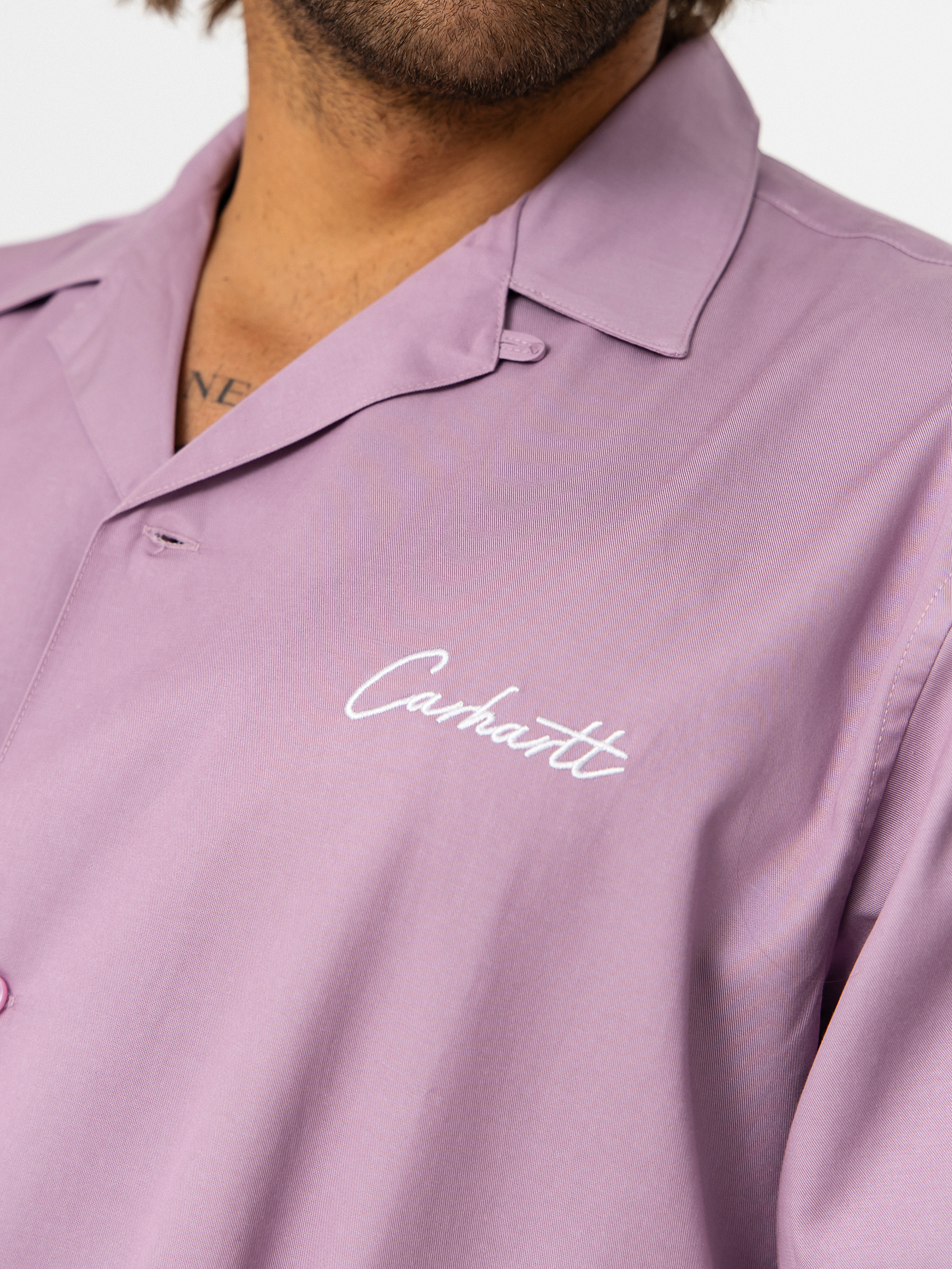Cămașă Carhartt WIP Delray (gentle purple/white)