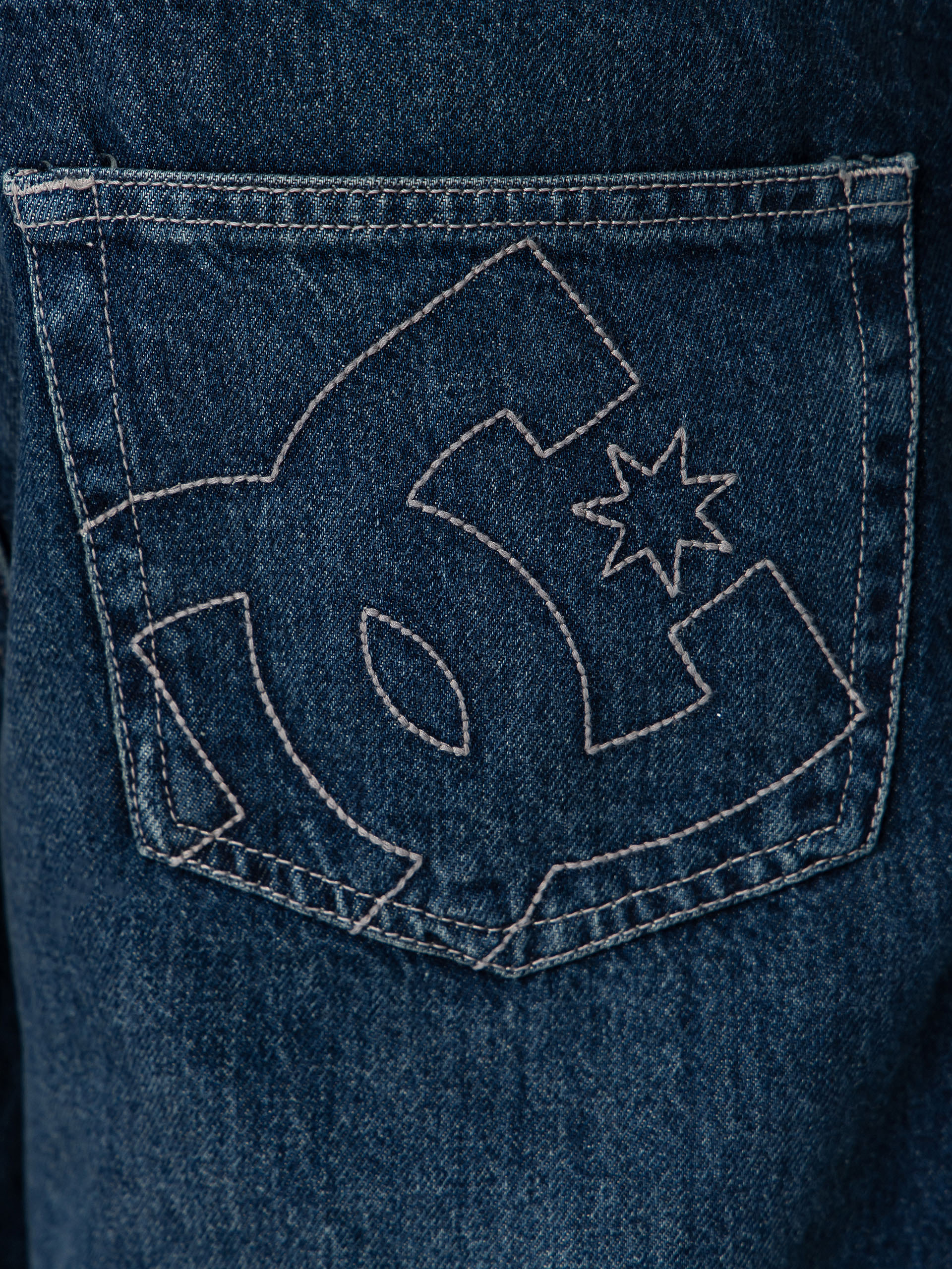 Pantaloni DC Worker Baggy Denim Double That (dark denim)