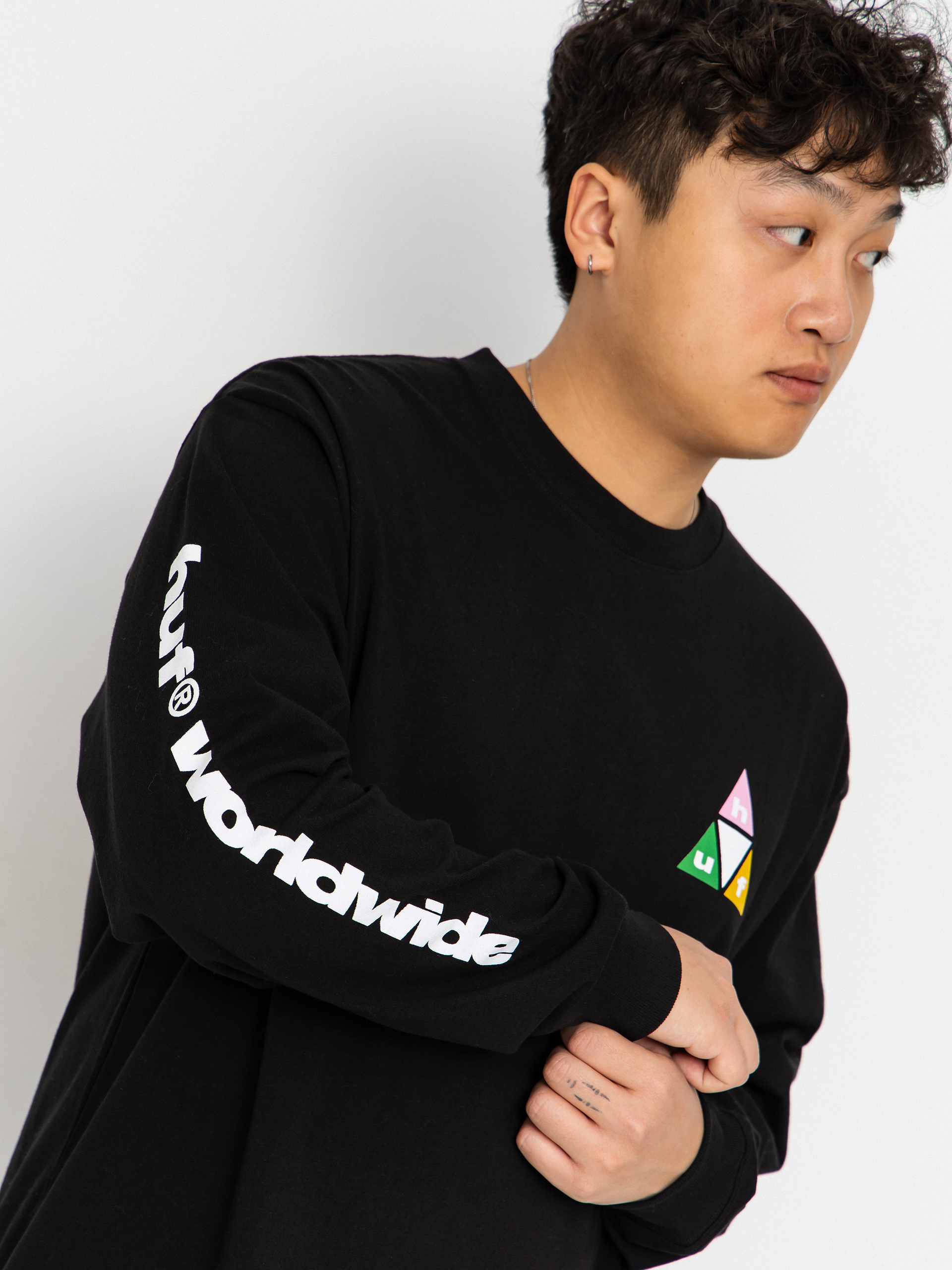 Longsleeve HUF Prism Tt (black)