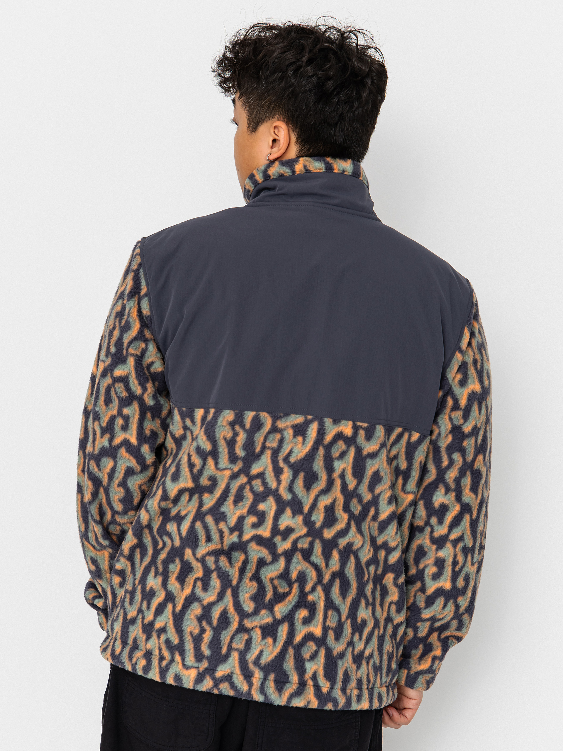 Pentru bărbați Hanorac din fleece Billabong Boundary Re-Issue (charcoal grey)