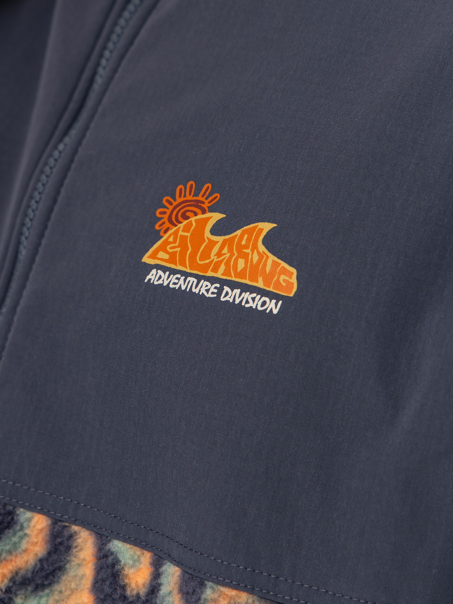 Pentru bărbați Hanorac din fleece Billabong Boundary Re-Issue (charcoal grey)