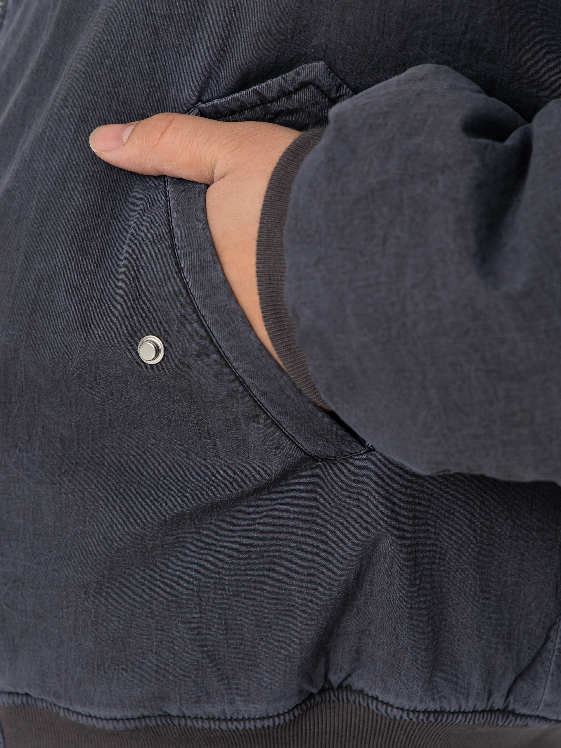 Geacă Wasted Paris Splinter Bombers (stone grey)
