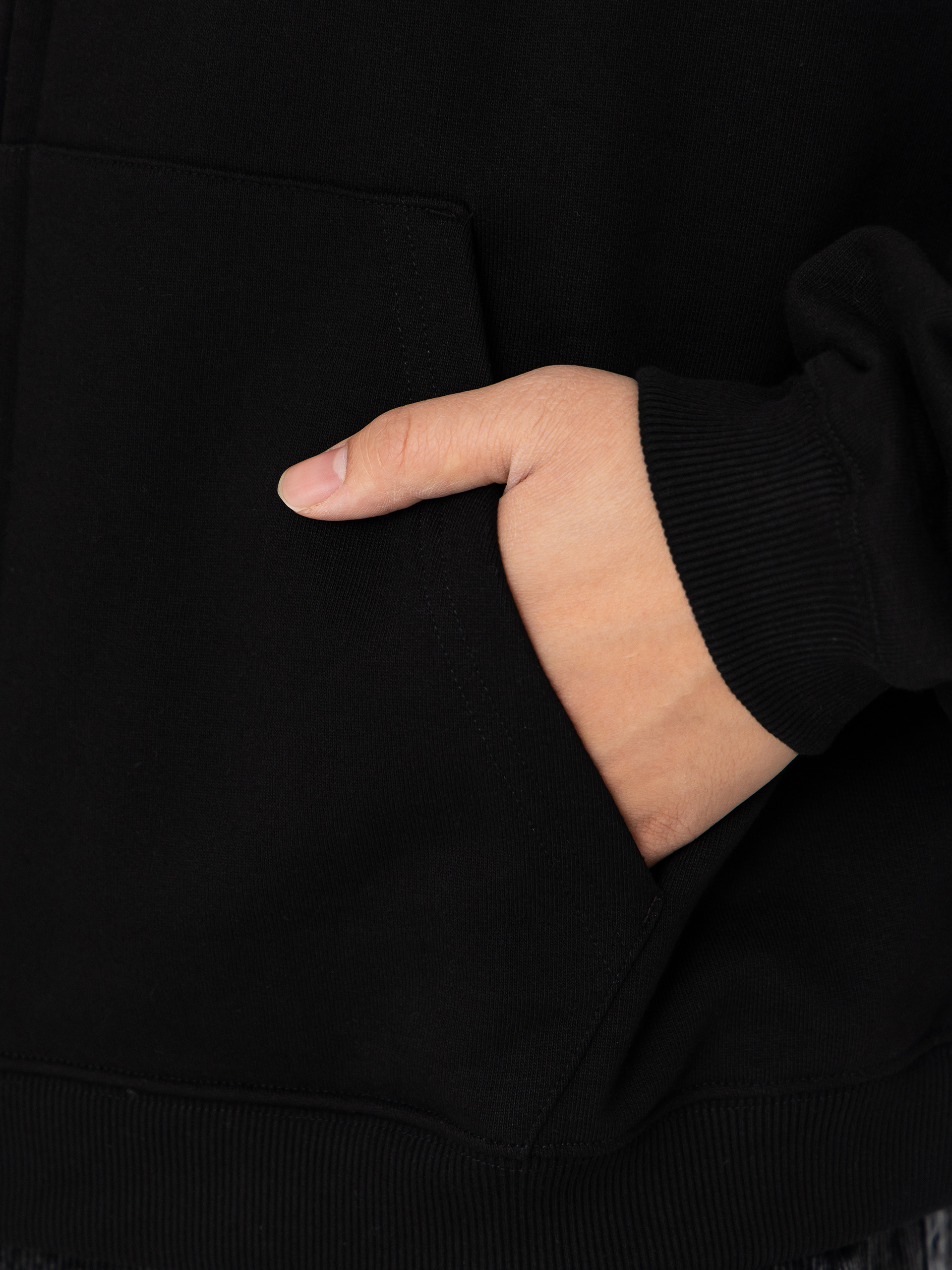 Hanorac cu glugă Wasted Paris Taunt Boxy ZHD (black)