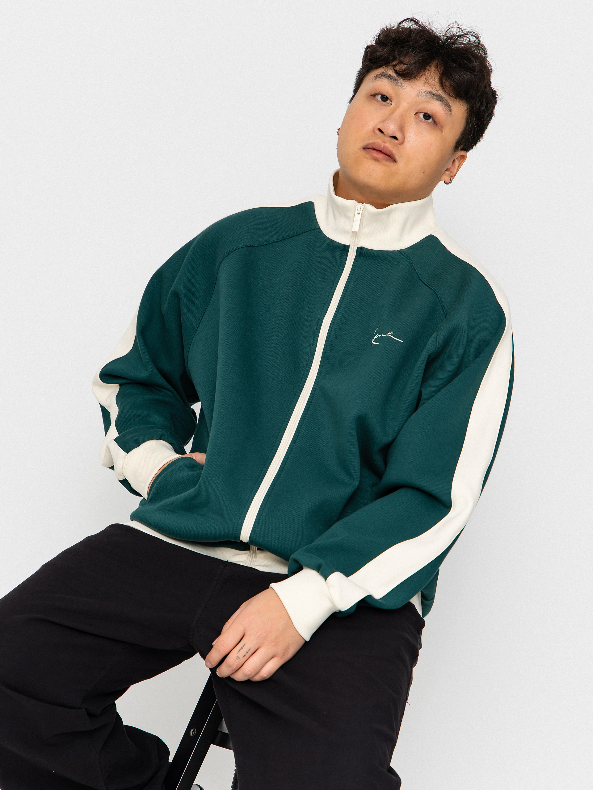 Hanorac Karl Kani Signature Sidestripe Pique (green)