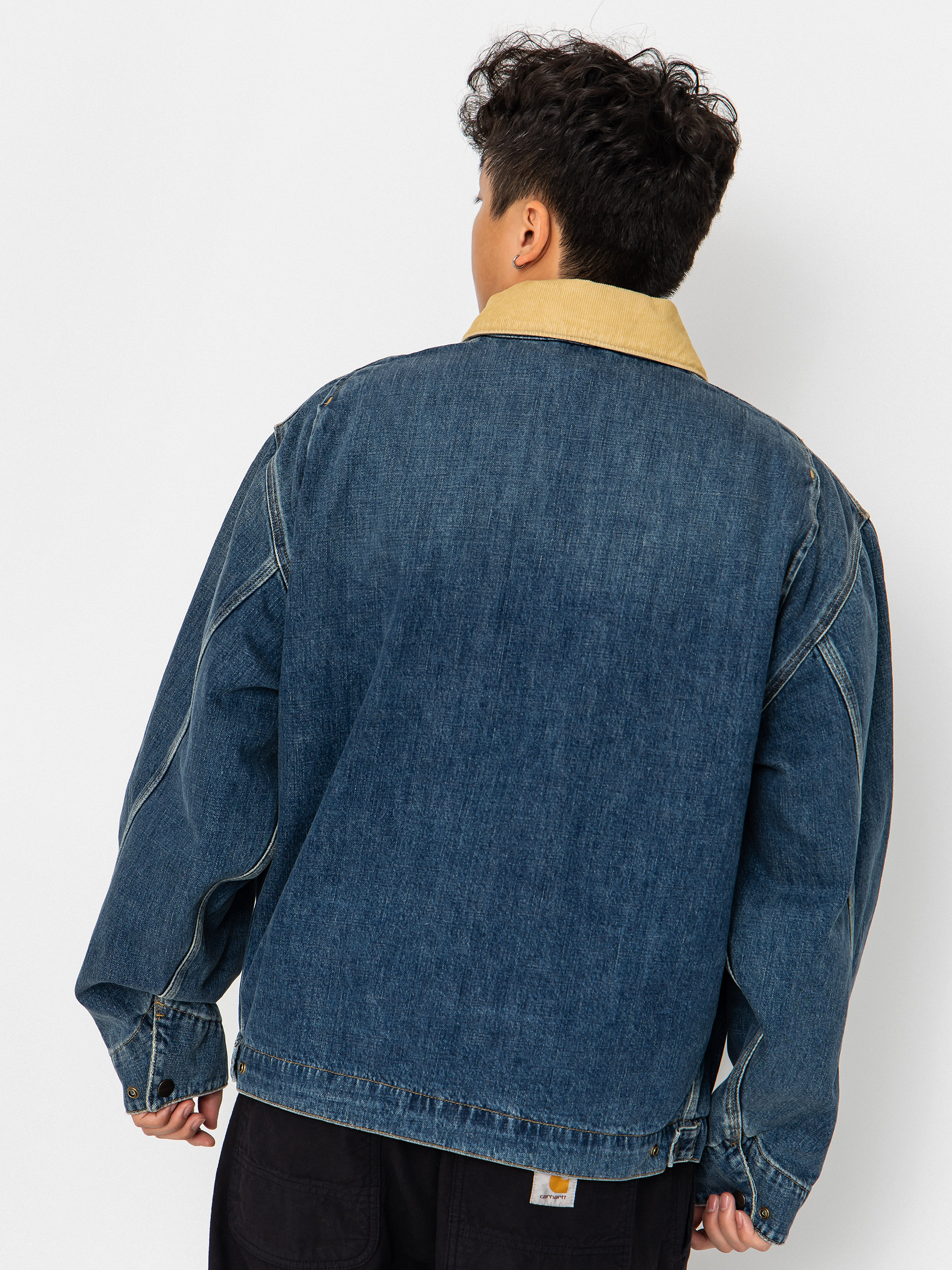 Geacă Carhartt WIP OG Detroit (blue/dusty h brown)