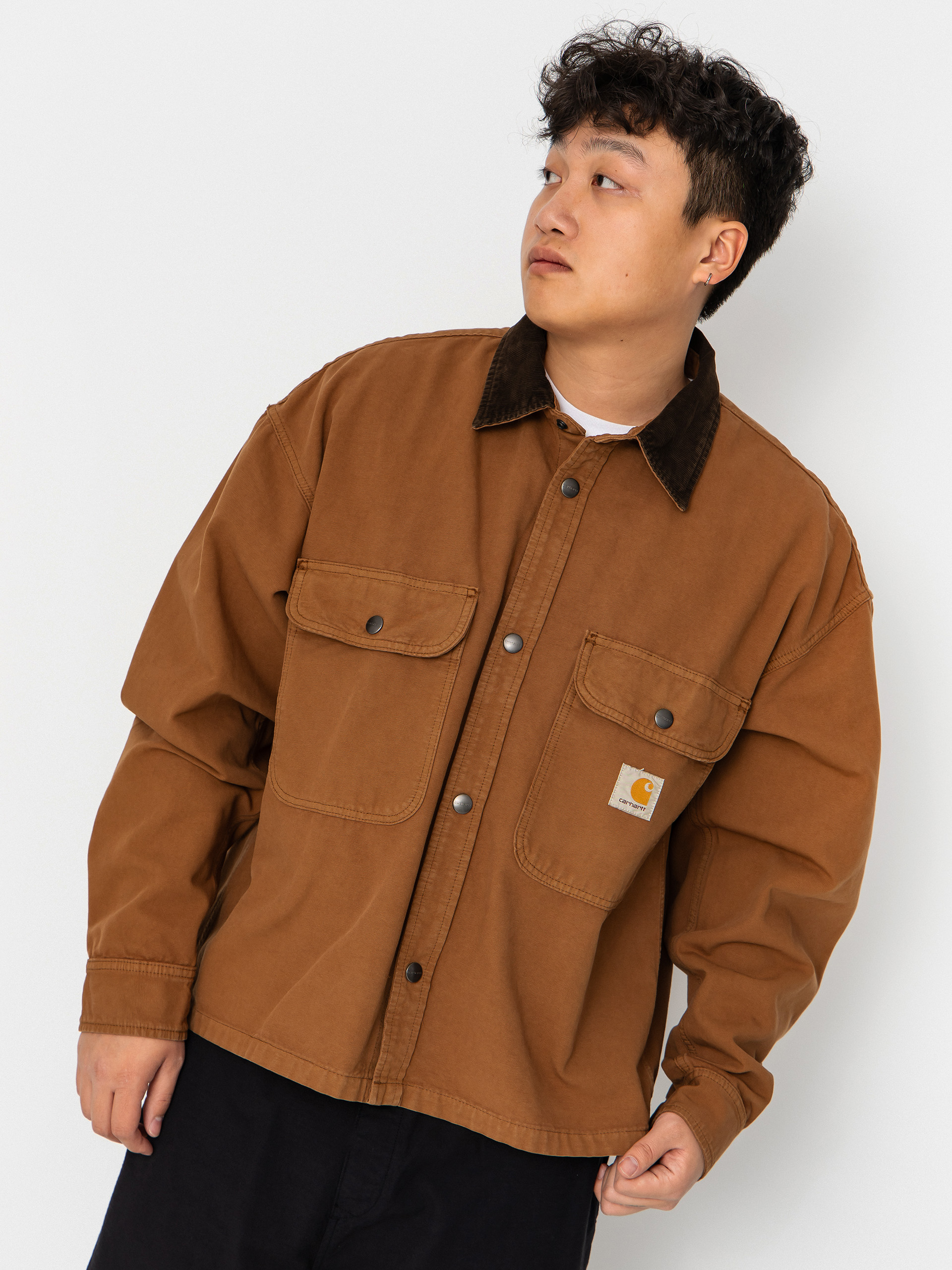 Geacă Carhartt WIP Prescott (hamilton brown/tobacco)