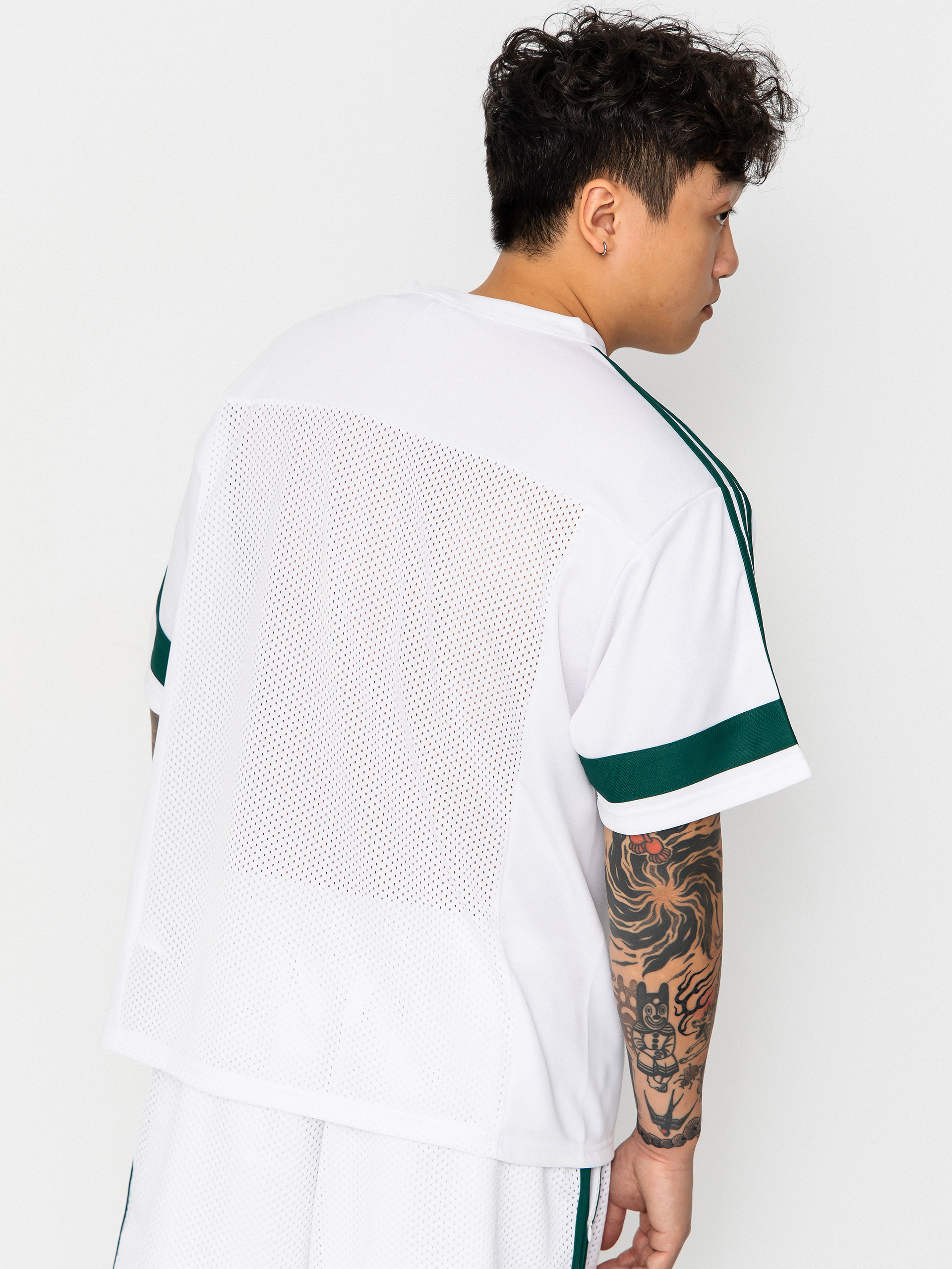 Tricou adidas Tyshawn Jrsy (white/cgreen)
