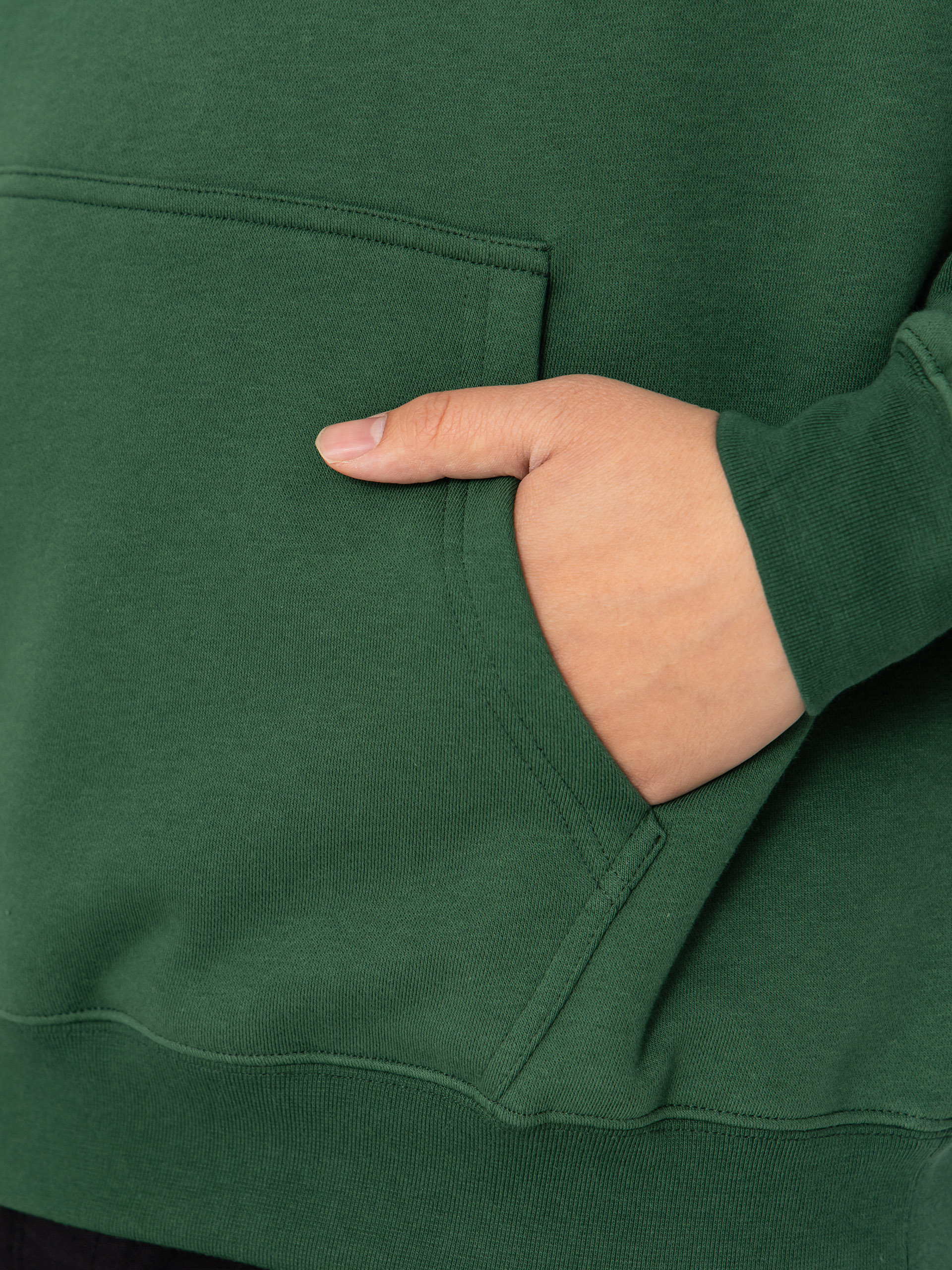 Hanorac cu glugă Polar Skate Default HD (forest green)