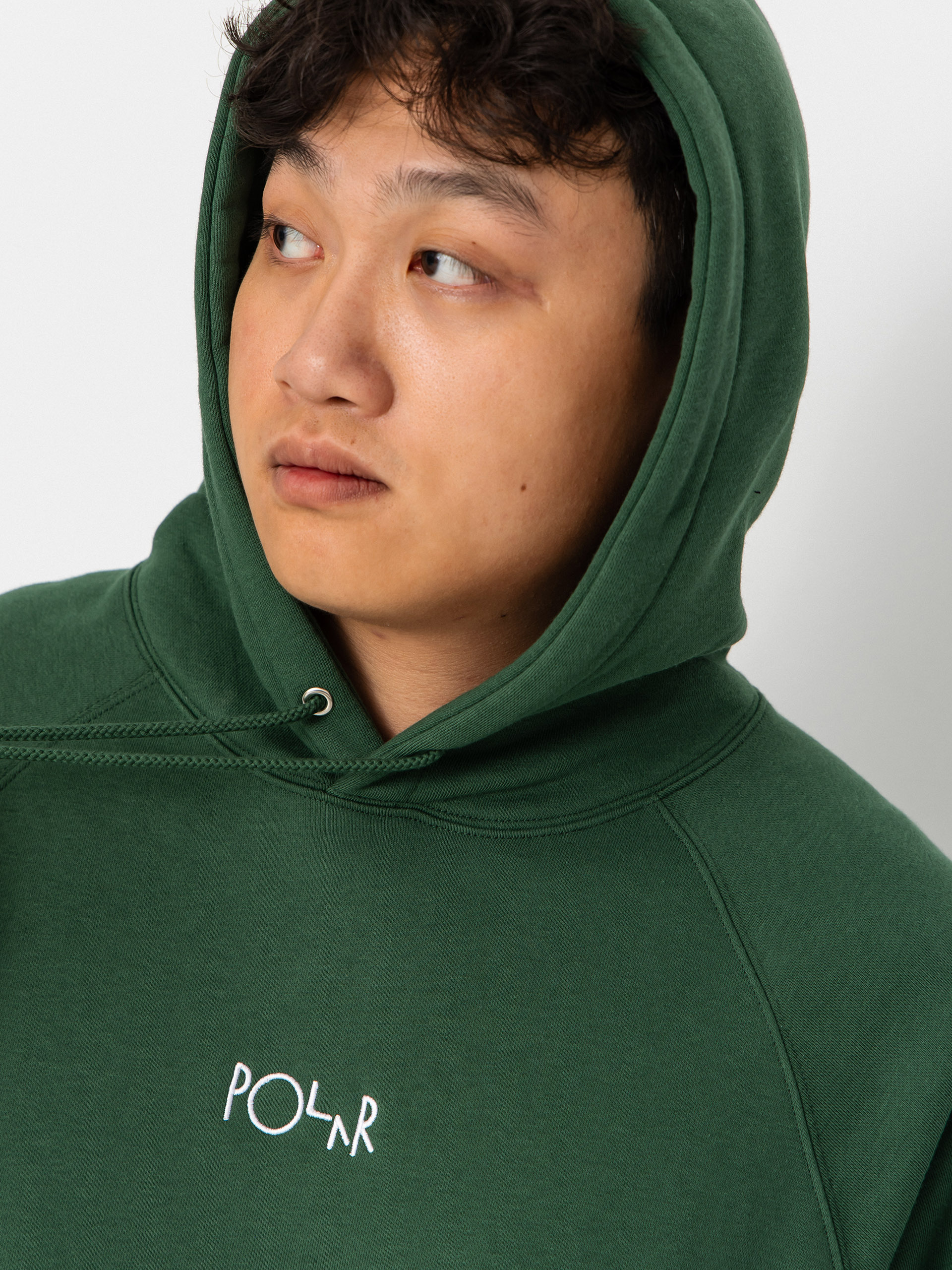 Hanorac cu glugă Polar Skate Default HD (forest green)