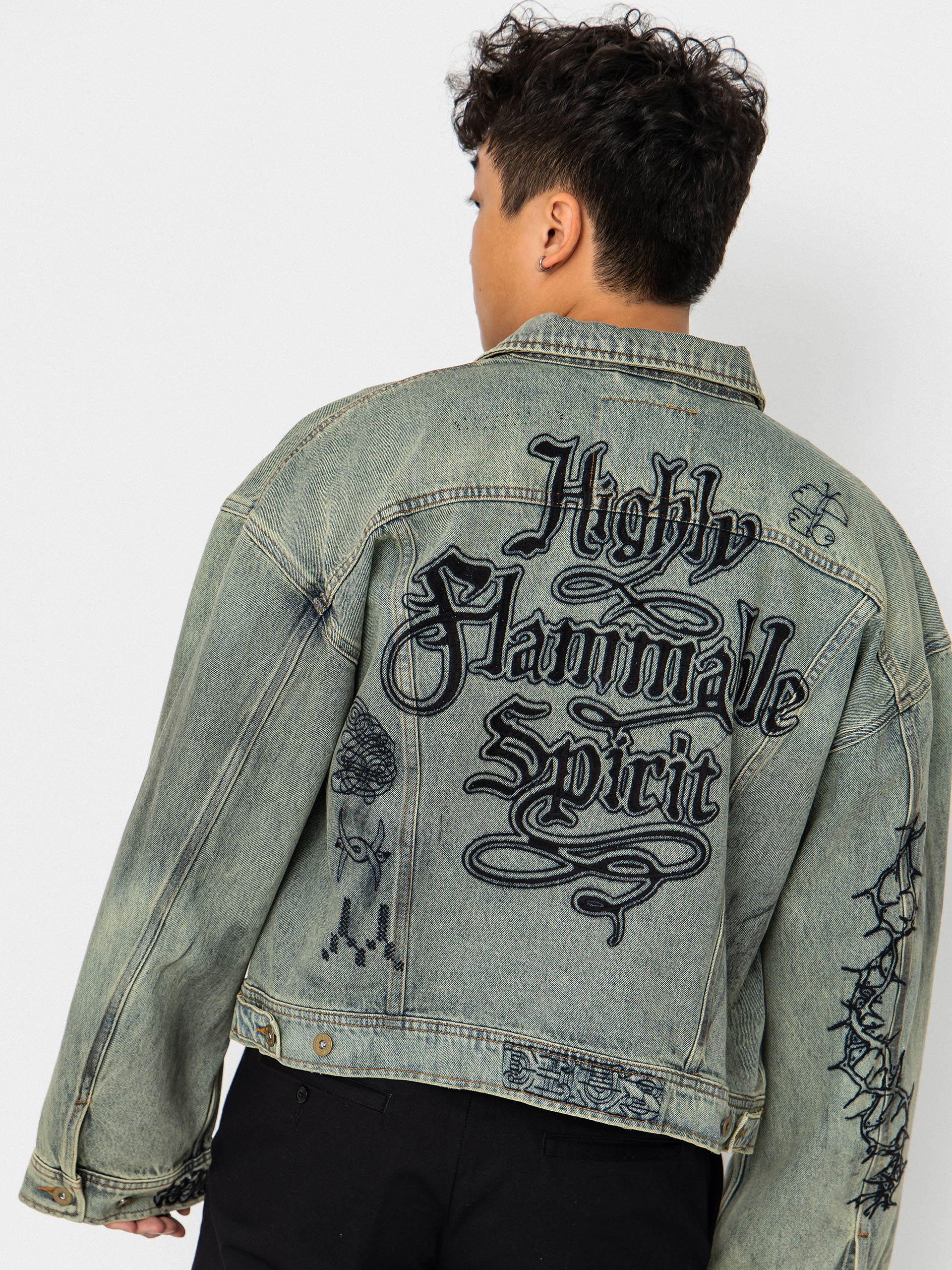 Geacă Deus Ex Machina Mephistopheles (vintage indigo)