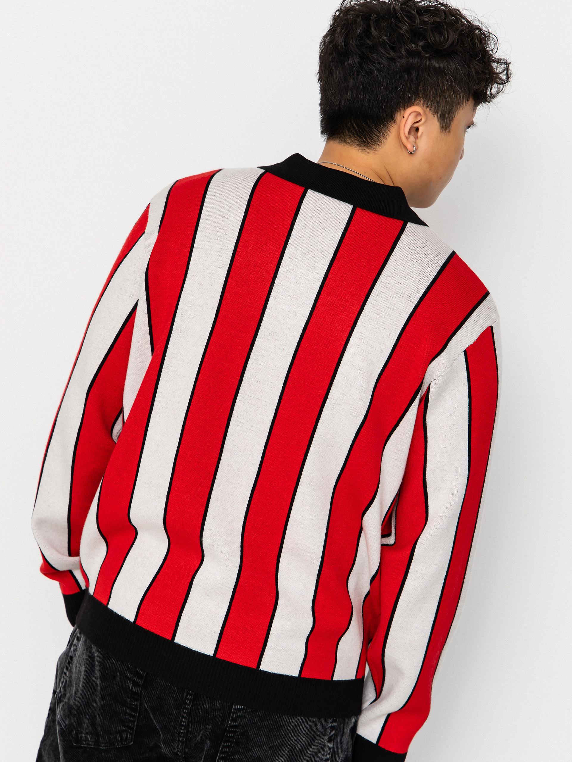 Pulover HUF Midfield Jersey (red)