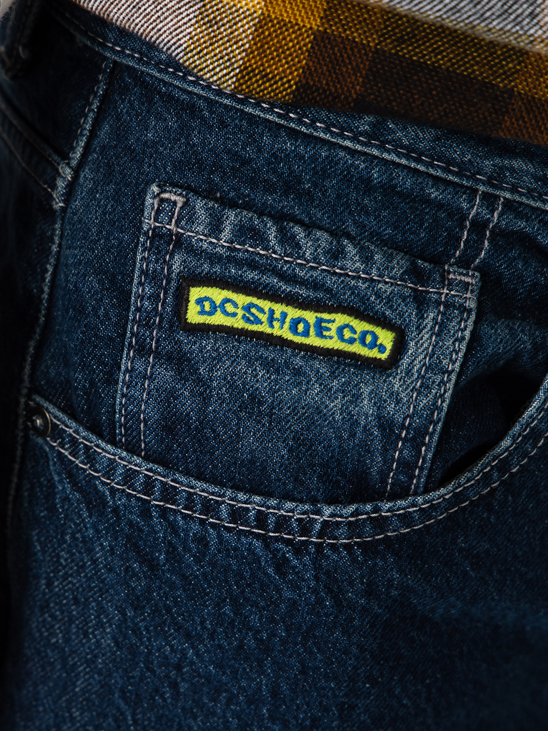 Pantaloni DC Worker Baggy Denim Double That (dark denim)