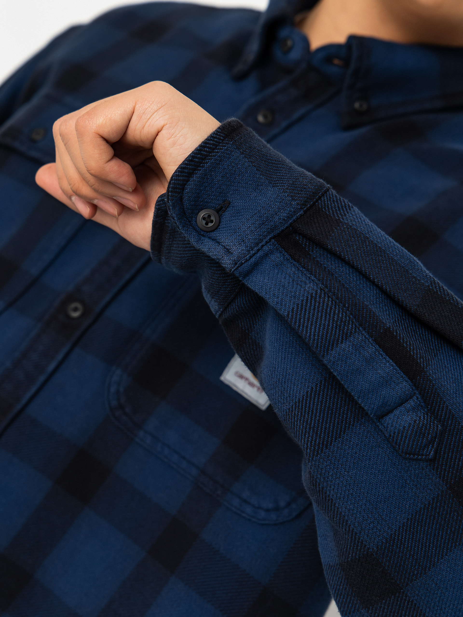Cămașă Carhartt WIP Edmands (edmands check/natural/jupiter)