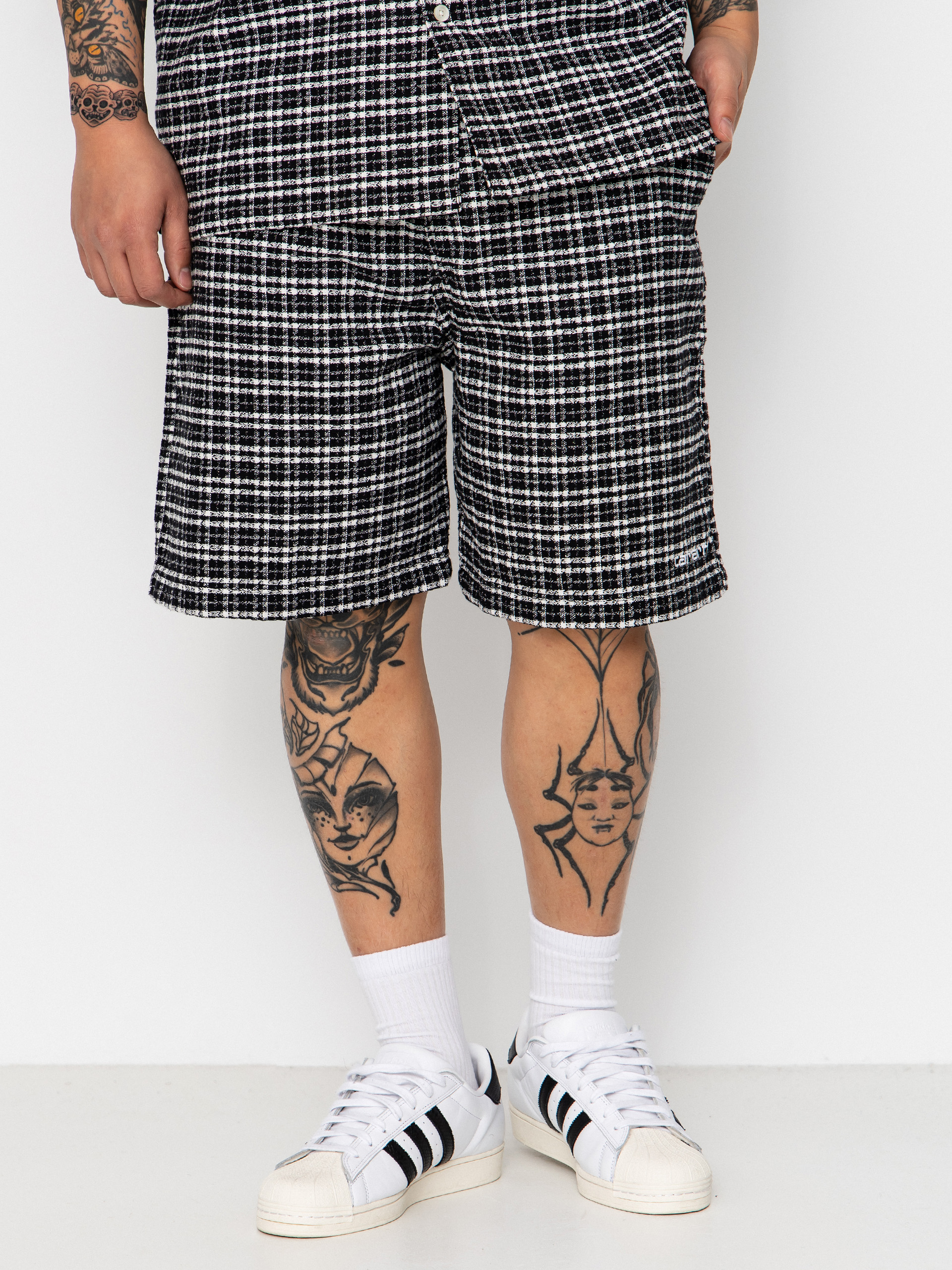 Pantaloni scurți Carhartt WIP Kander (kander check/black)