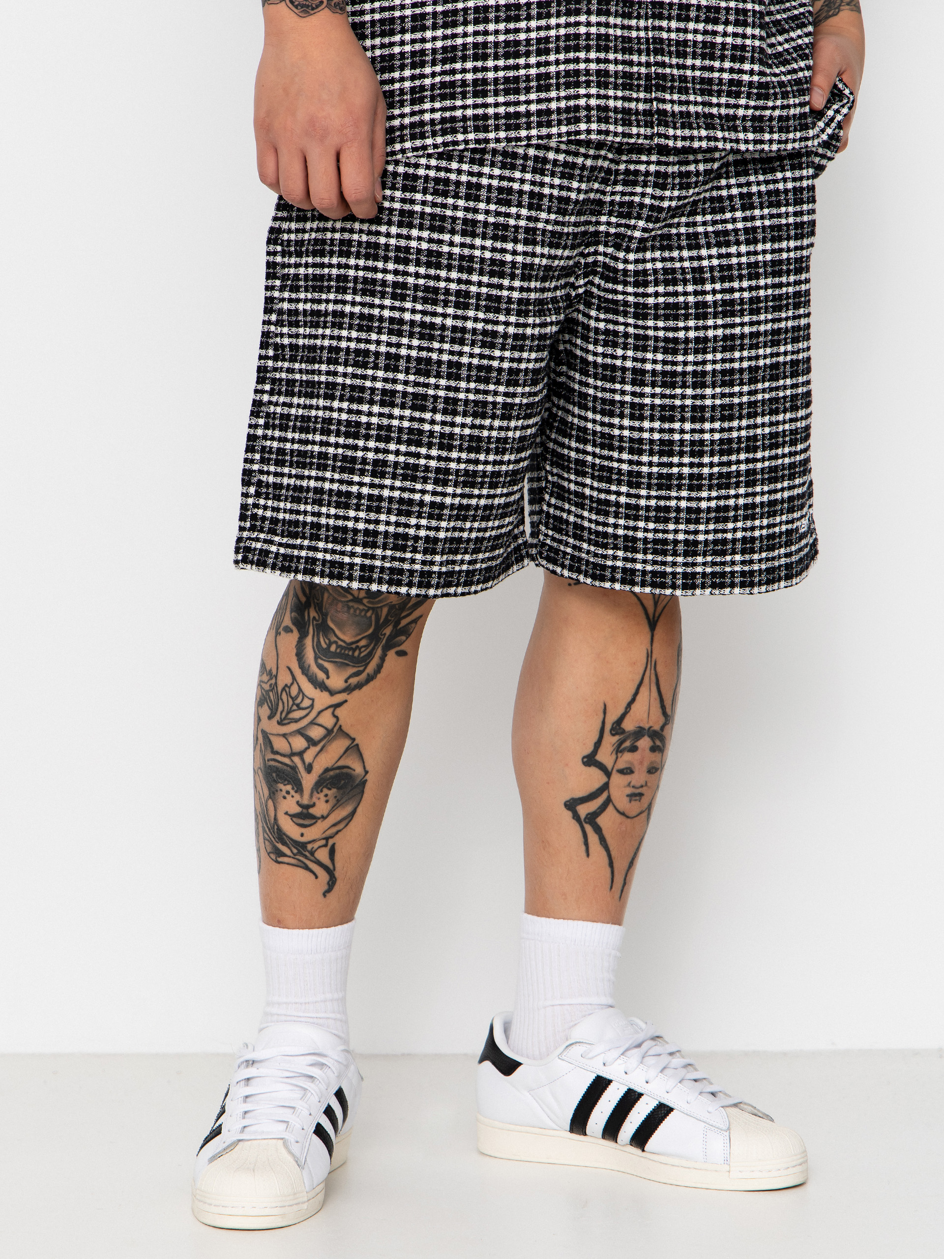 Pantaloni scurți Carhartt WIP Kander (kander check/black)