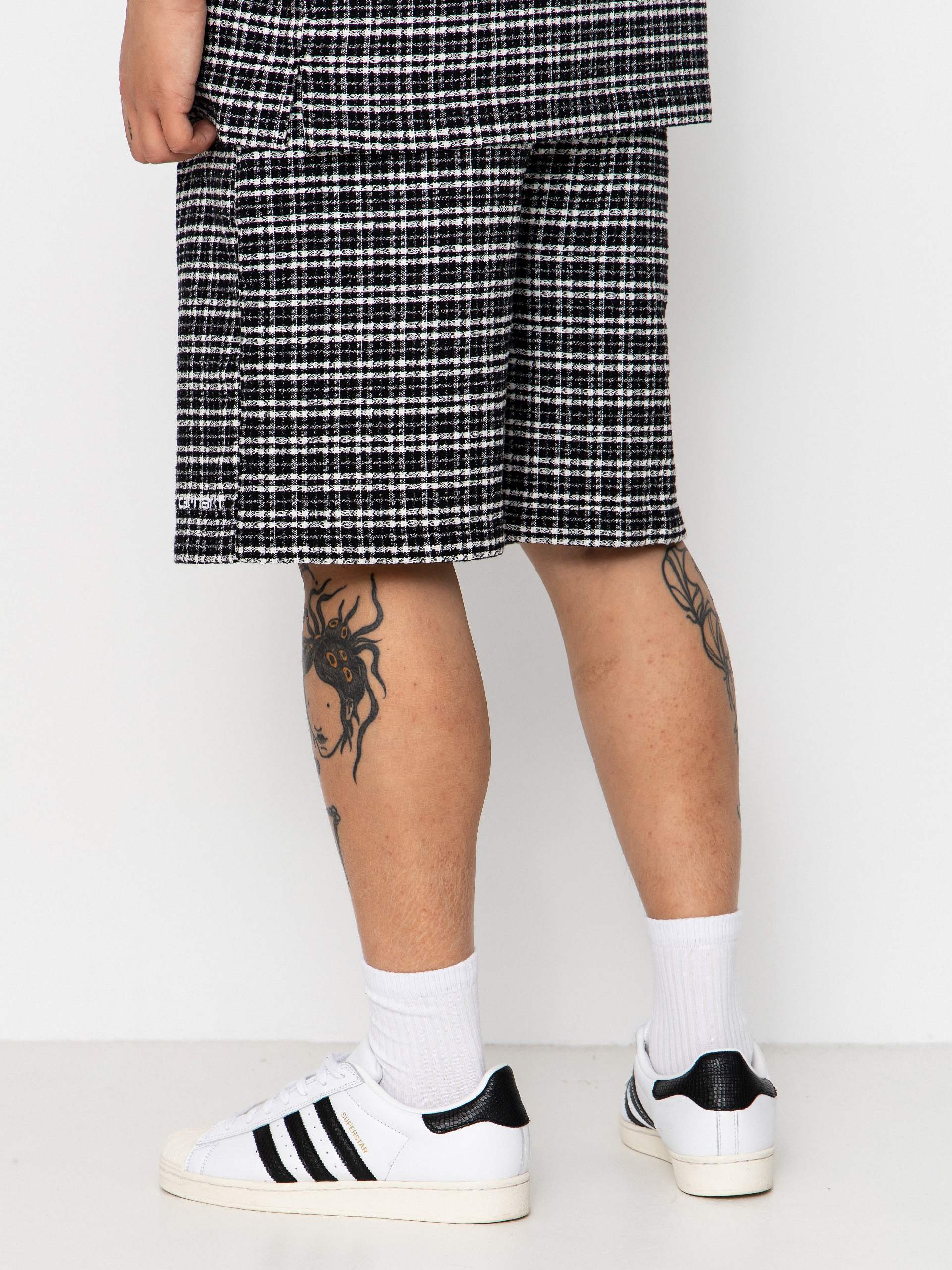 Pantaloni scurți Carhartt WIP Kander (kander check/black)