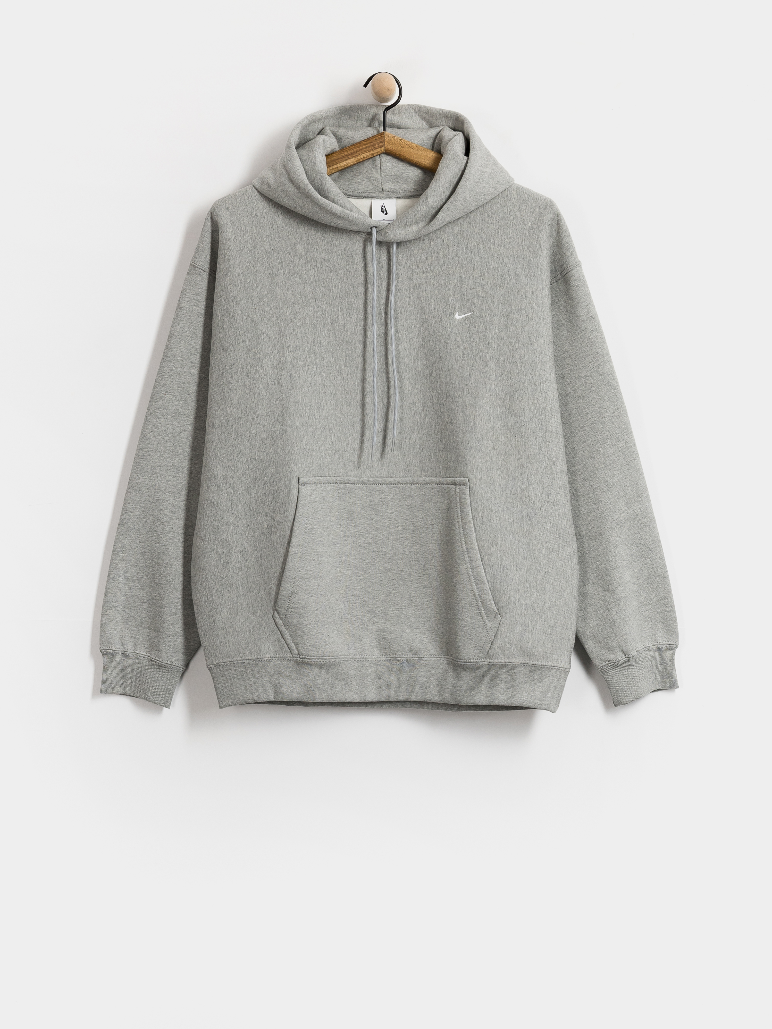 Hanorac cu glugu0103 Nike SB Solo Swoosh HD (dk grey heather/lt smoke grey/white)
