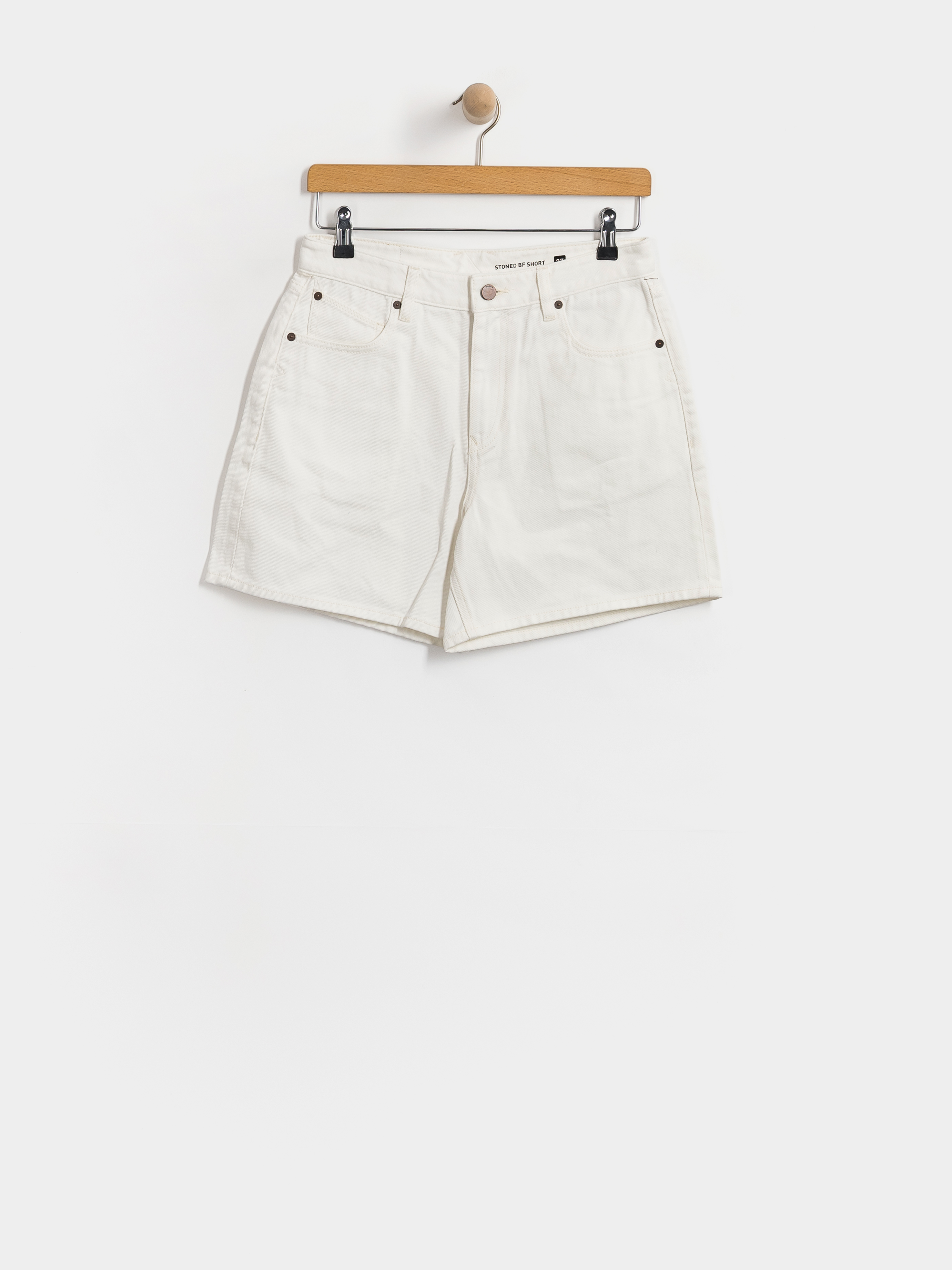 Pantaloni scuru021bi Volcom Stoned Bf Wmn (vintage white)