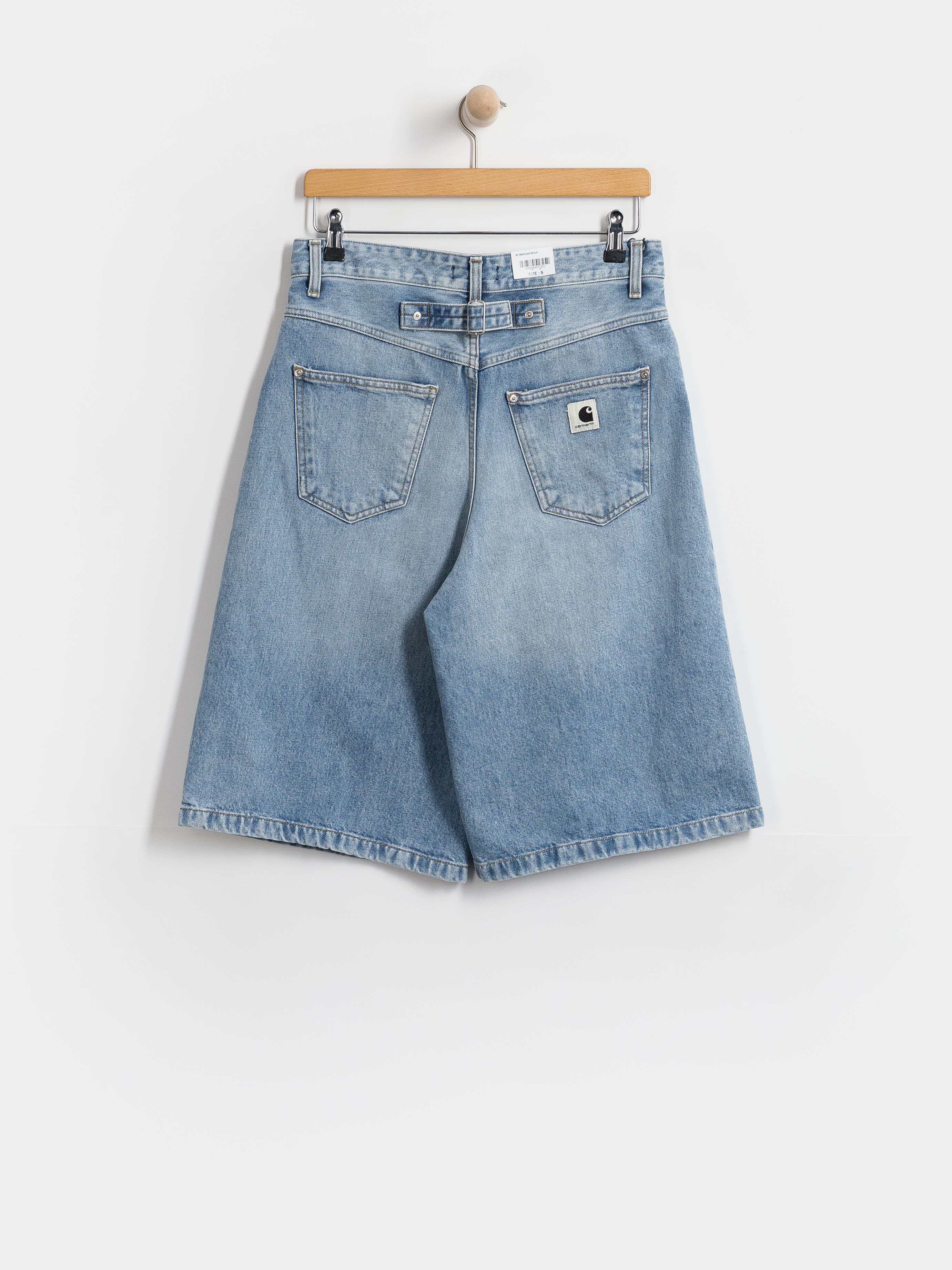Pantaloni scurți Carhartt WIP Belmont Wmn (blue heavy worn bleached)