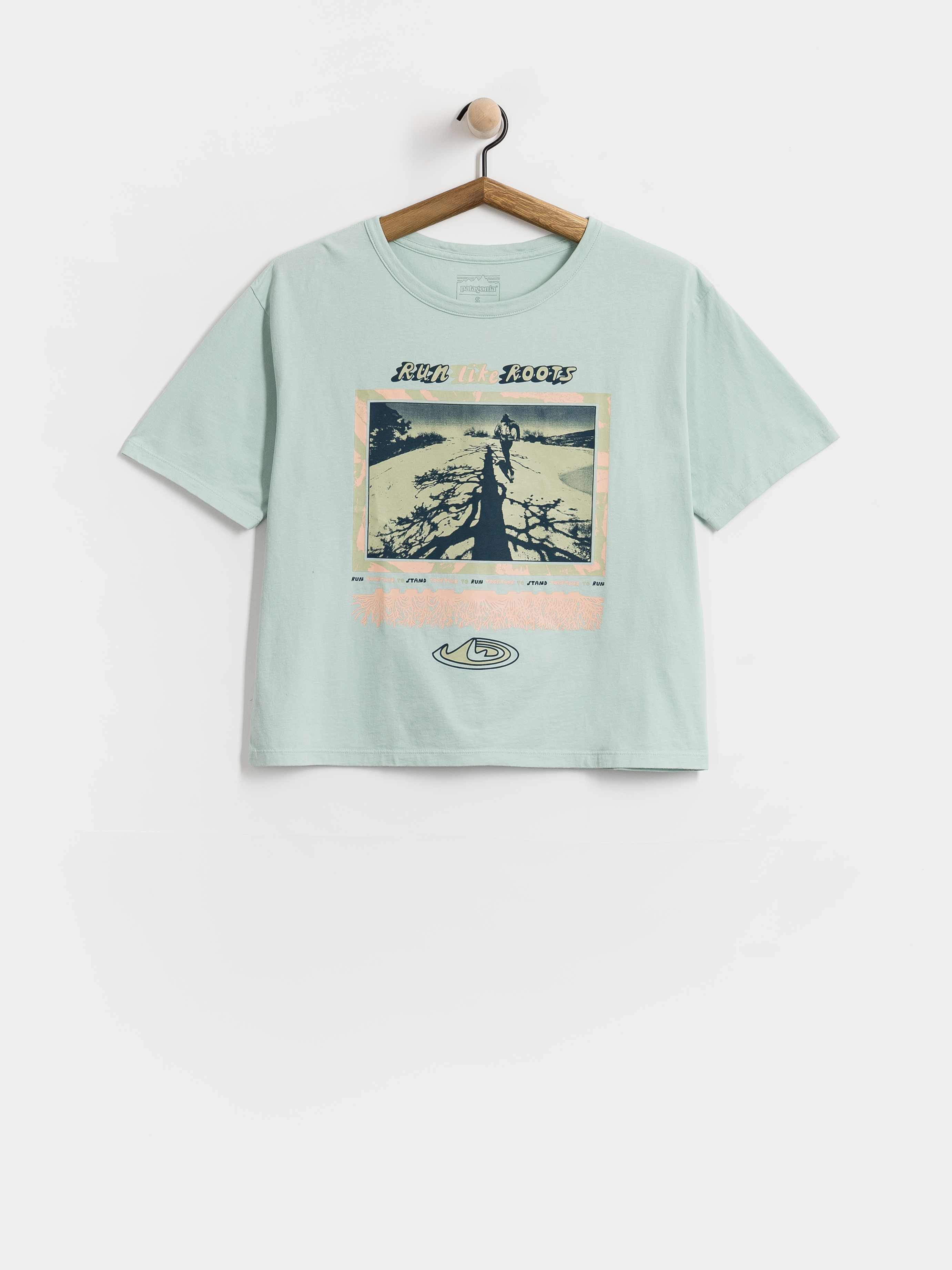 Tricou Patagonia Run Like Roots Wmn (thin ice)