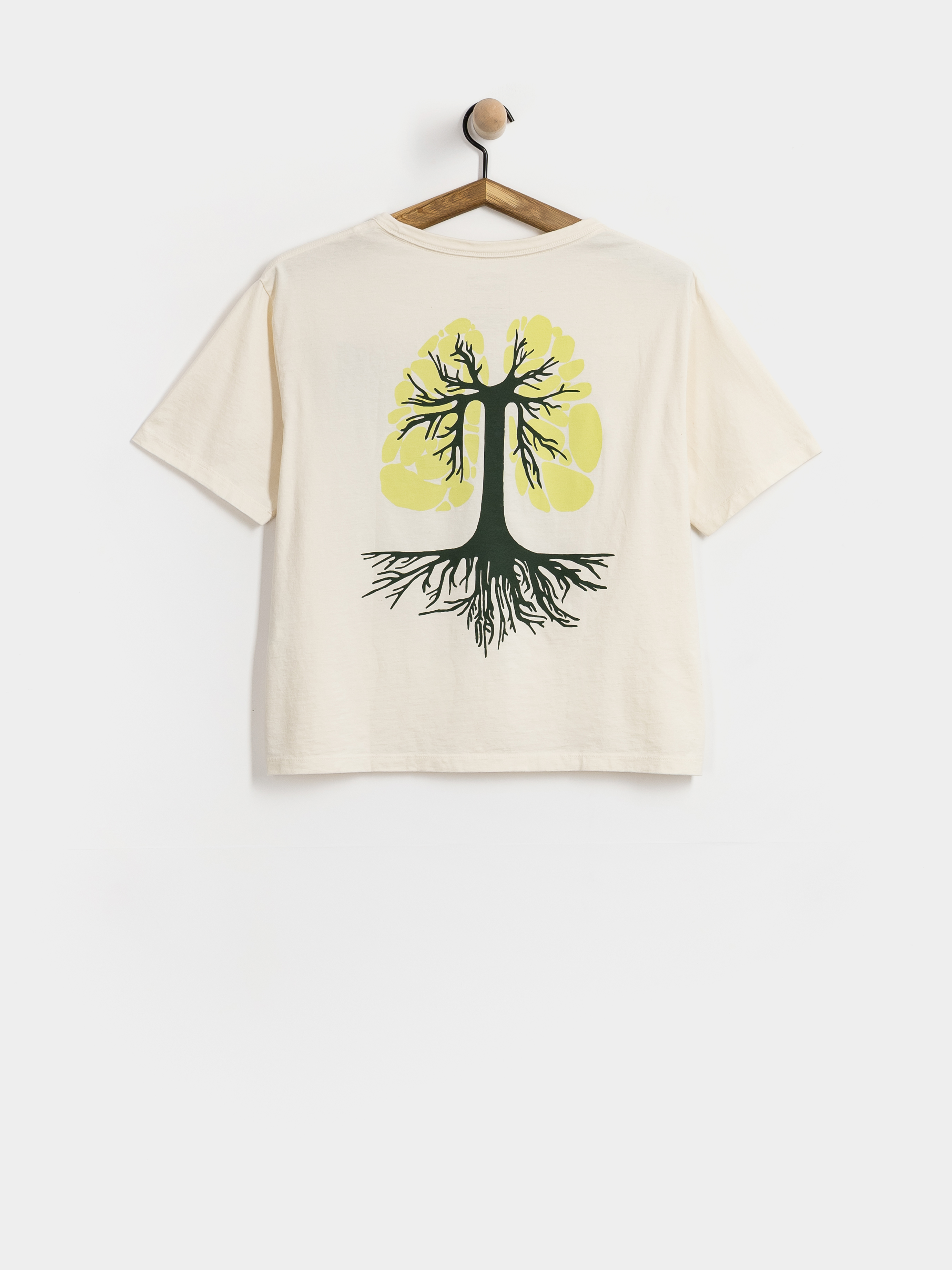 Tricou Patagonia Run Like Roots Wmn (undyed natural)