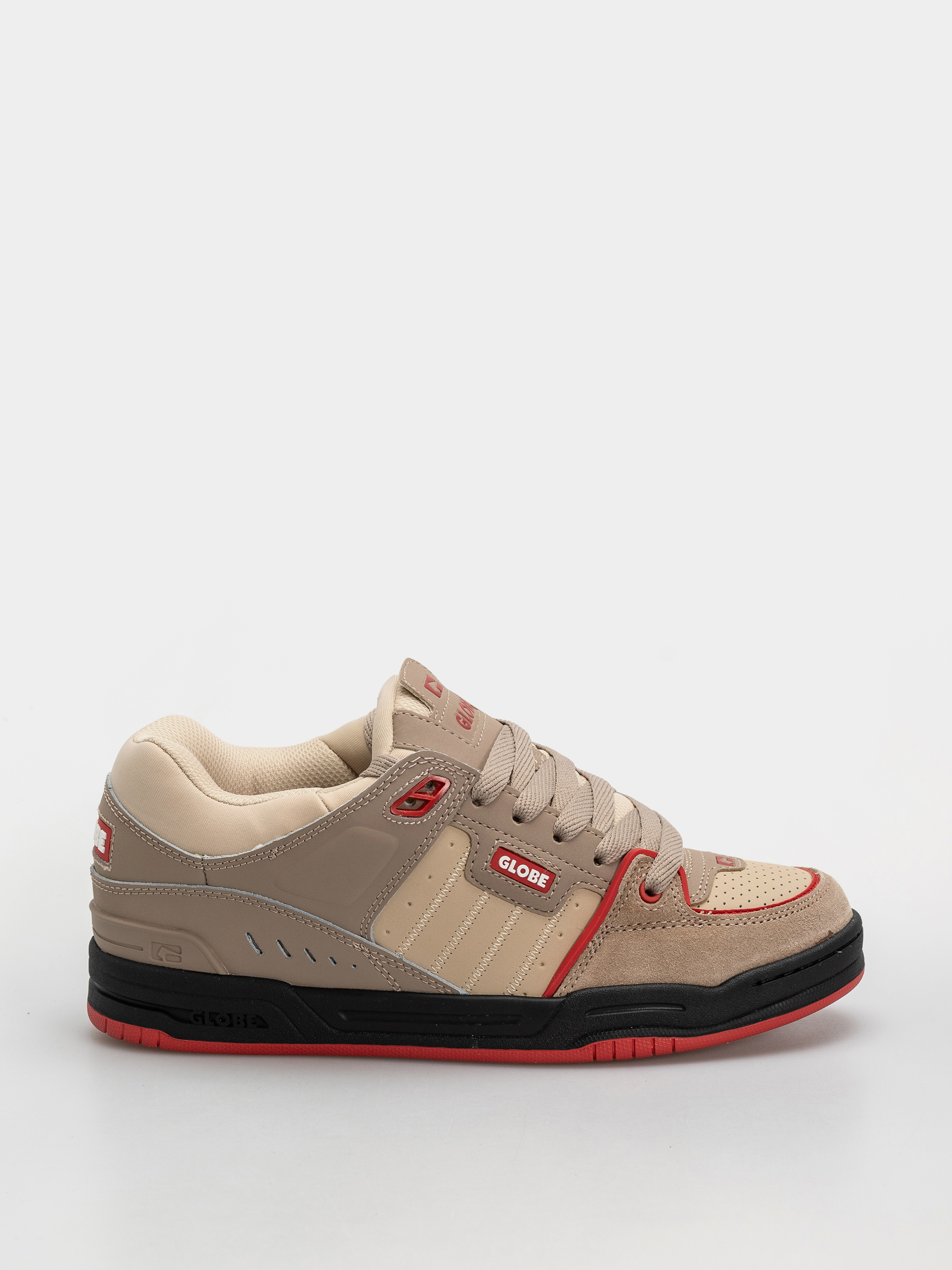 Pantofi Globe Fusion (khaki/red)