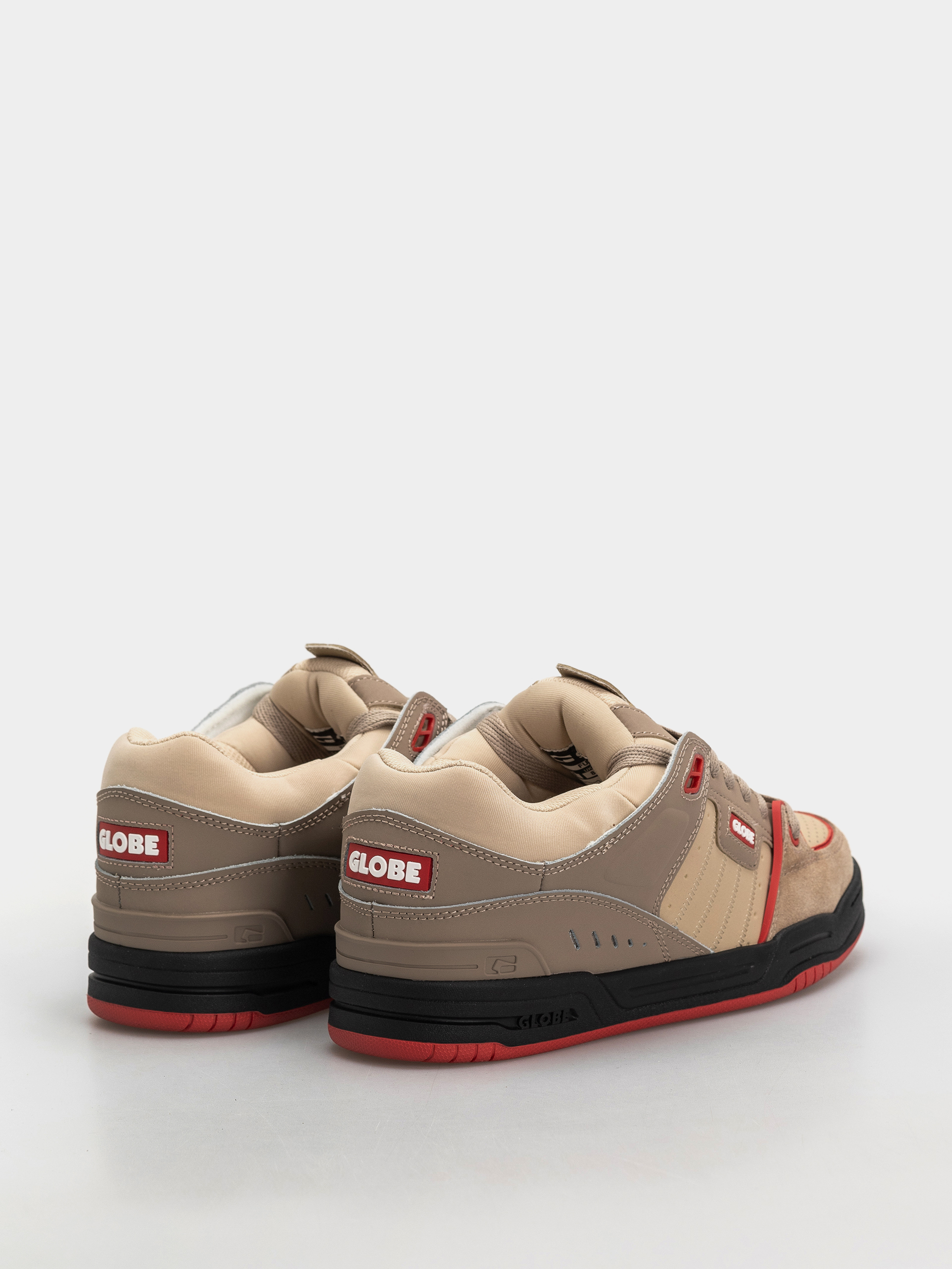 Pantofi Globe Fusion (khaki/red)