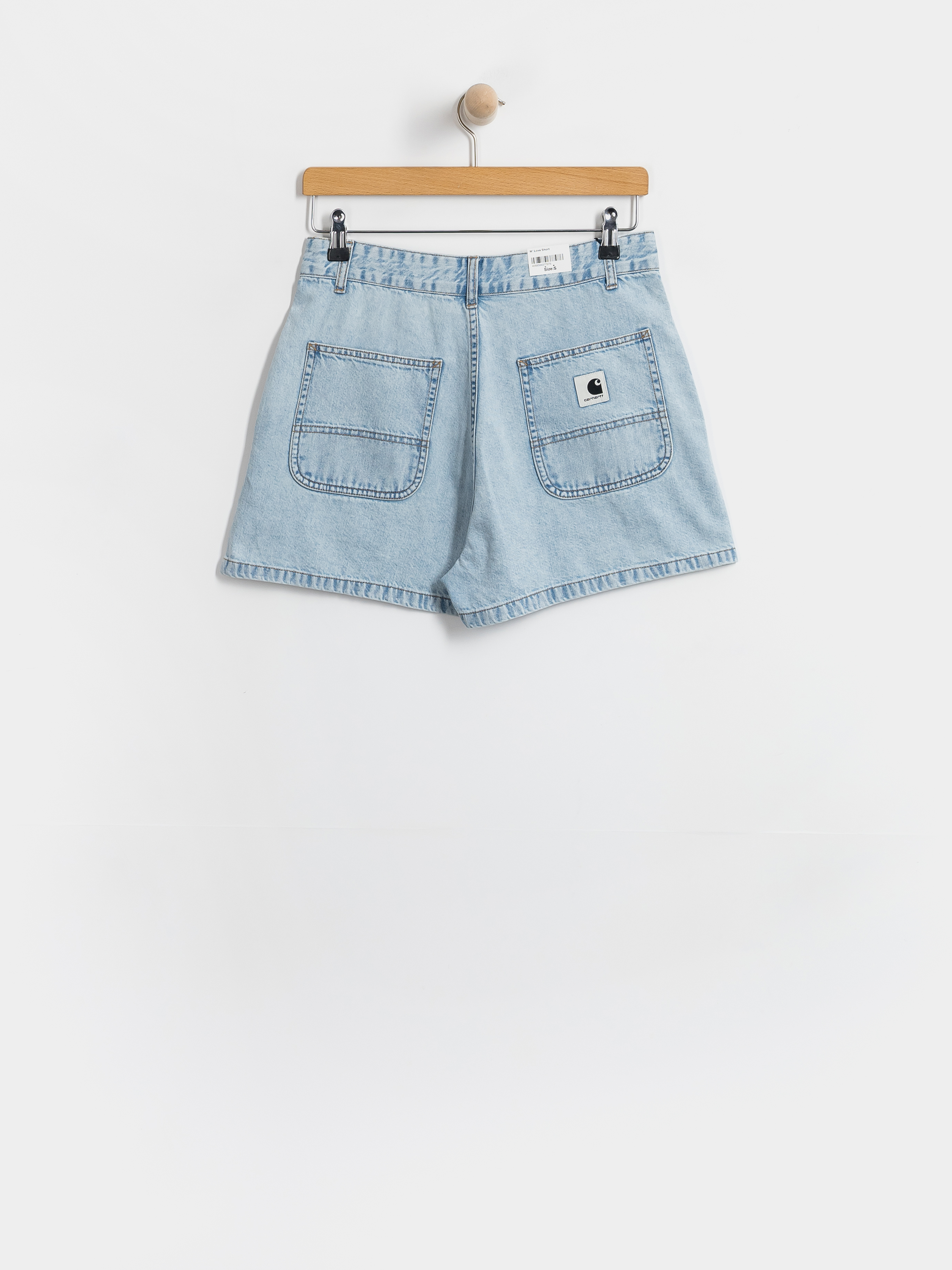 Pantaloni scurți Carhartt WIP Lova Wmn (blue stone bleached)