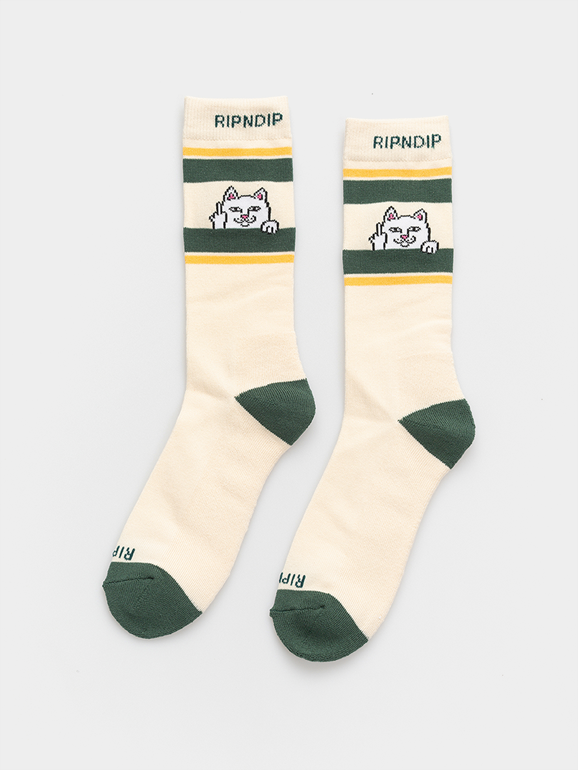 Șosete RipNDip Peeking Nermal (bone forest)