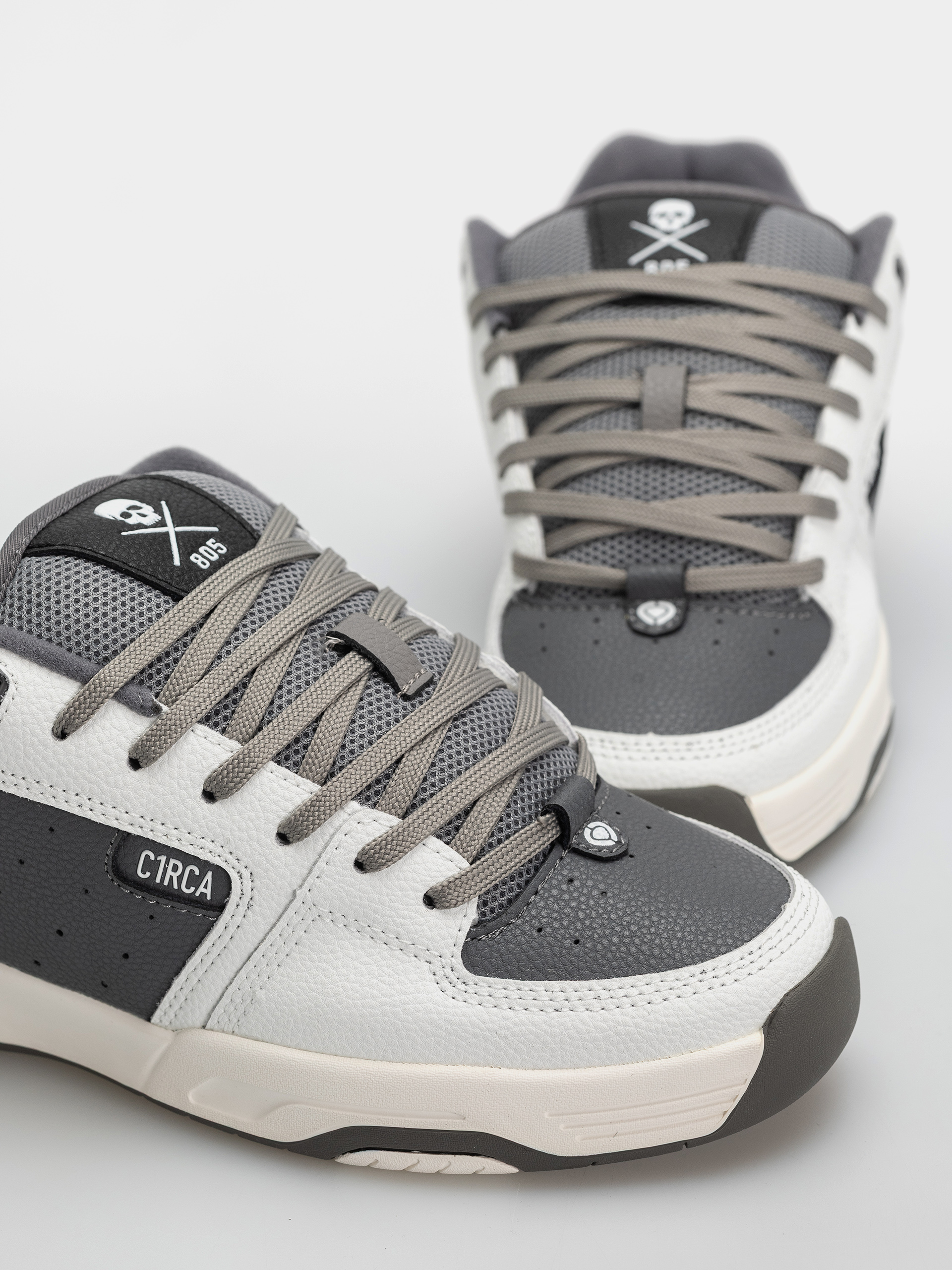 Pantofi Circa 805 (dark gray/white/lime)