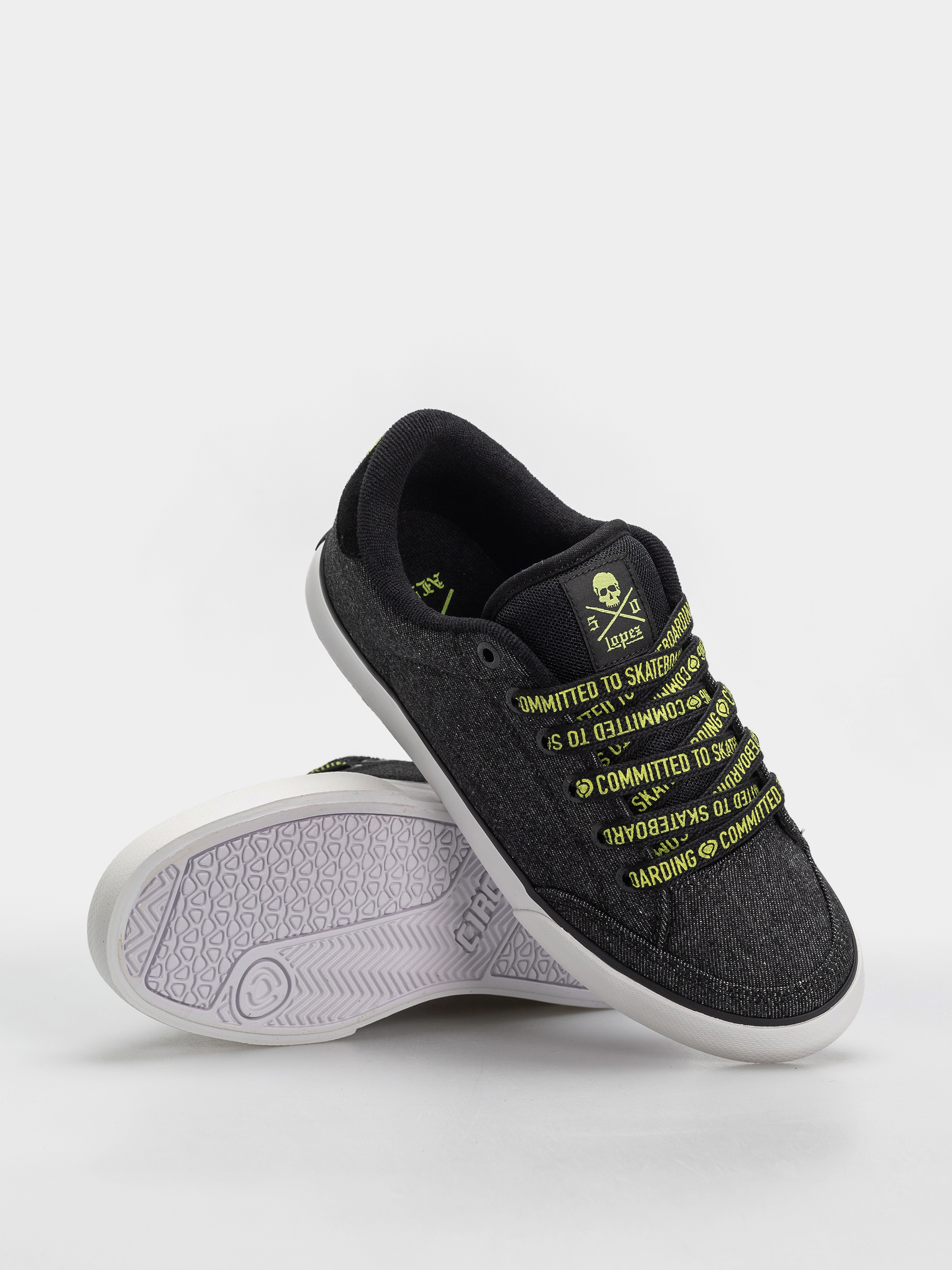 Pantofi Circa Al 50 (black/lime/white)
