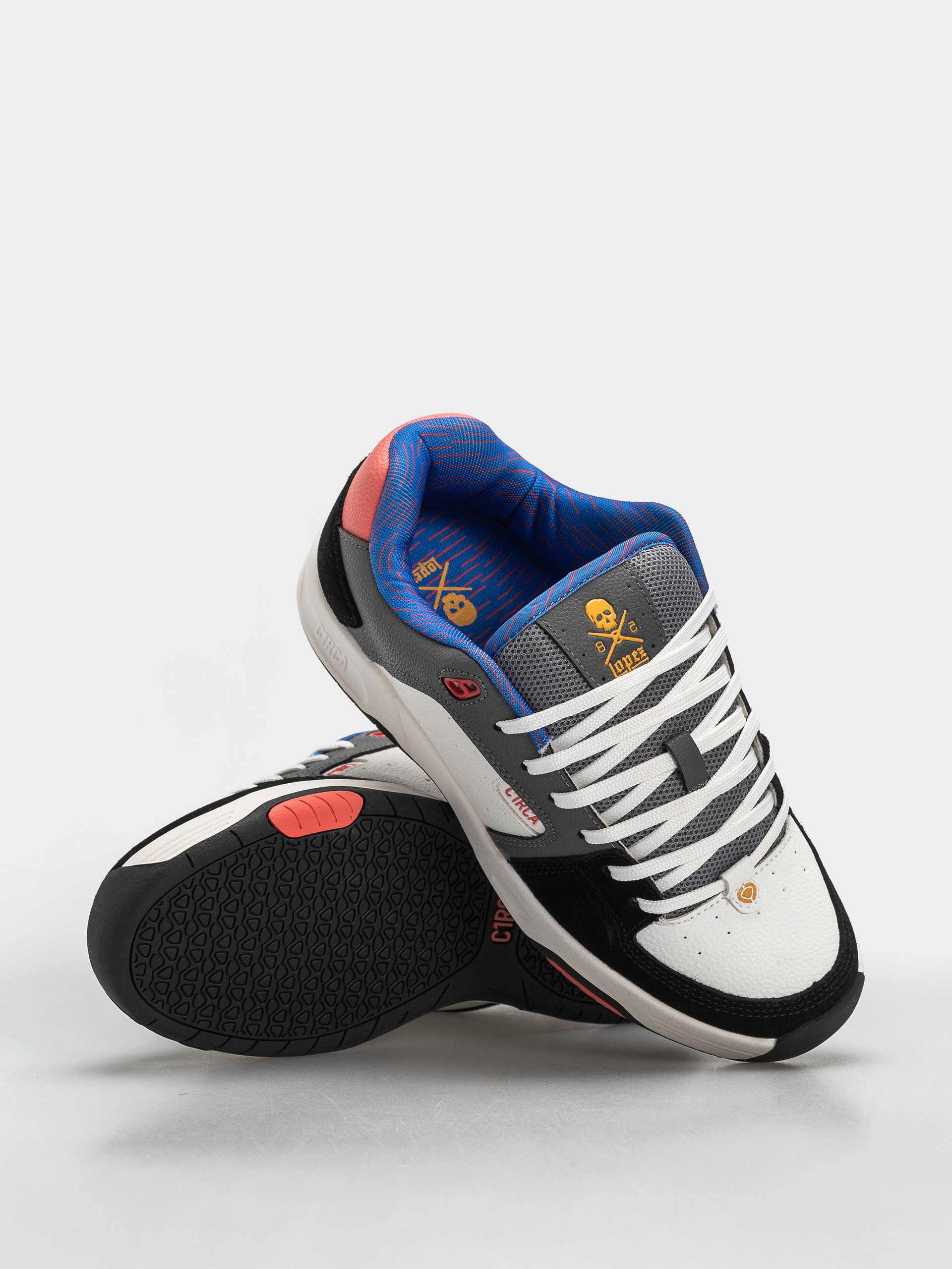 Pantofi Circa 805 (white/blue/gray)