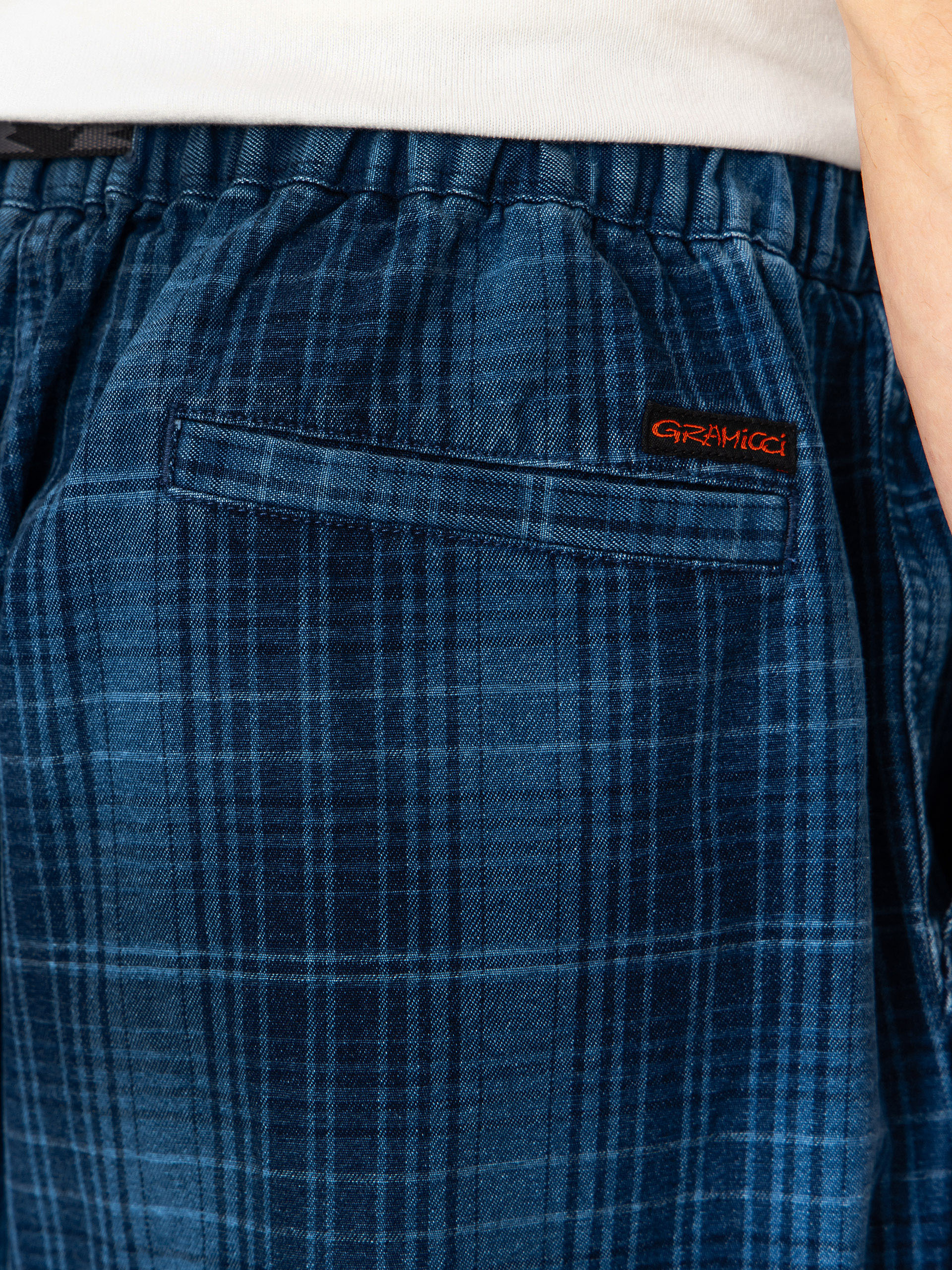 Pantaloni scurți Gramicci Lagoon Short Denim Plaid (ind check pla)
