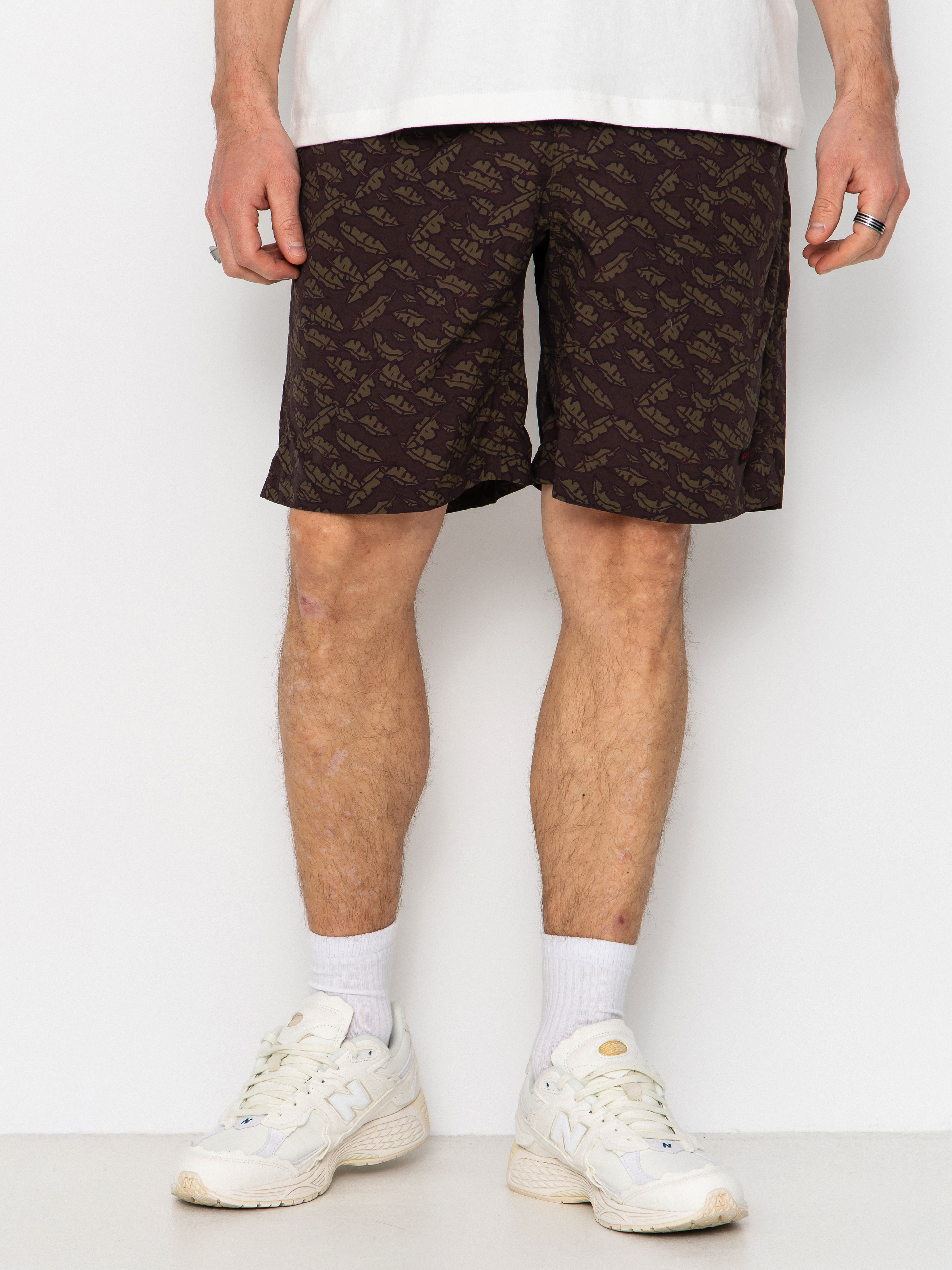 Pantaloni scurți Gramicci Nylon Packable G-Short (brown leaf)