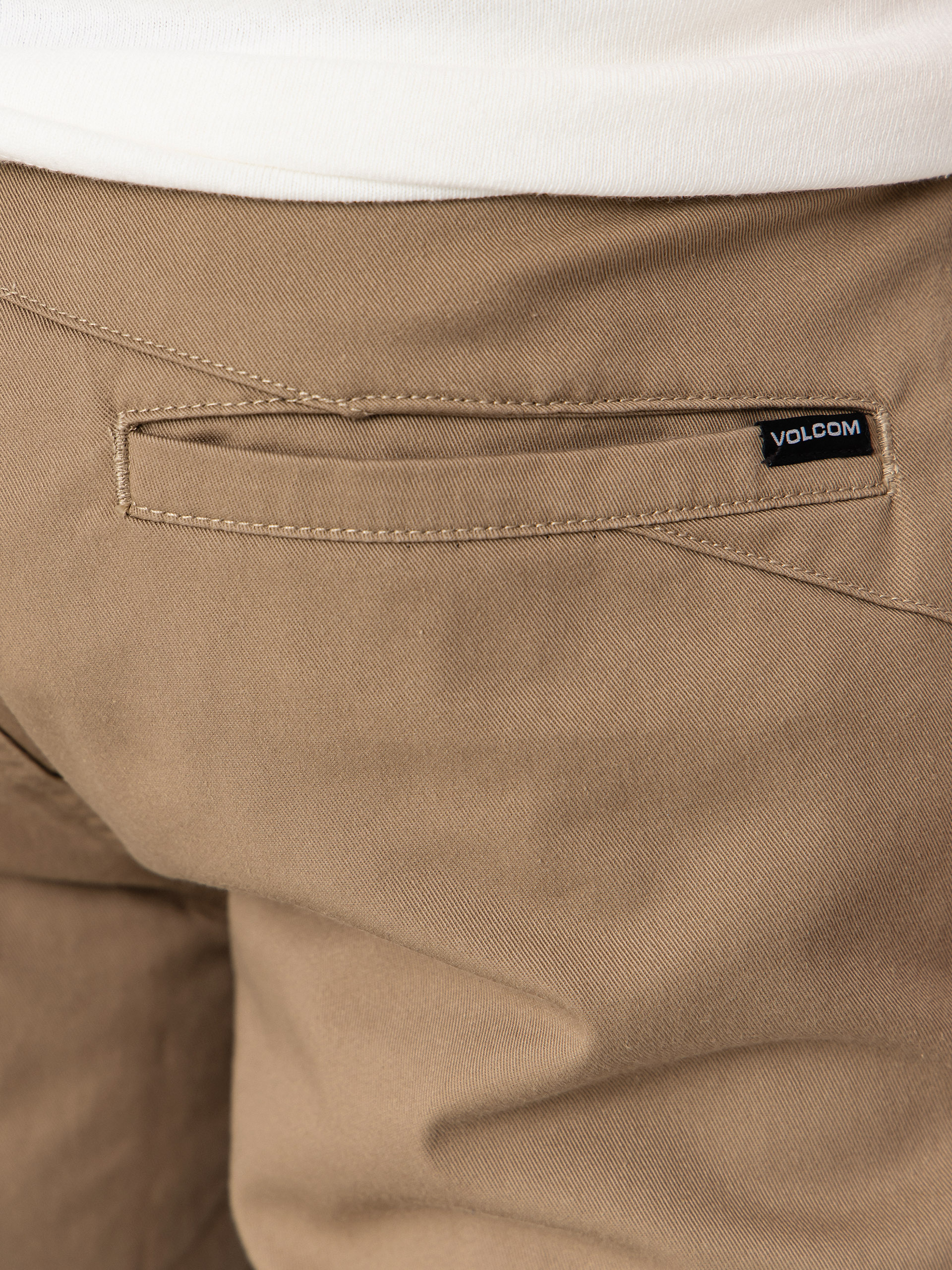 Pantaloni Volcom Frickin Modern Stret (khaki)