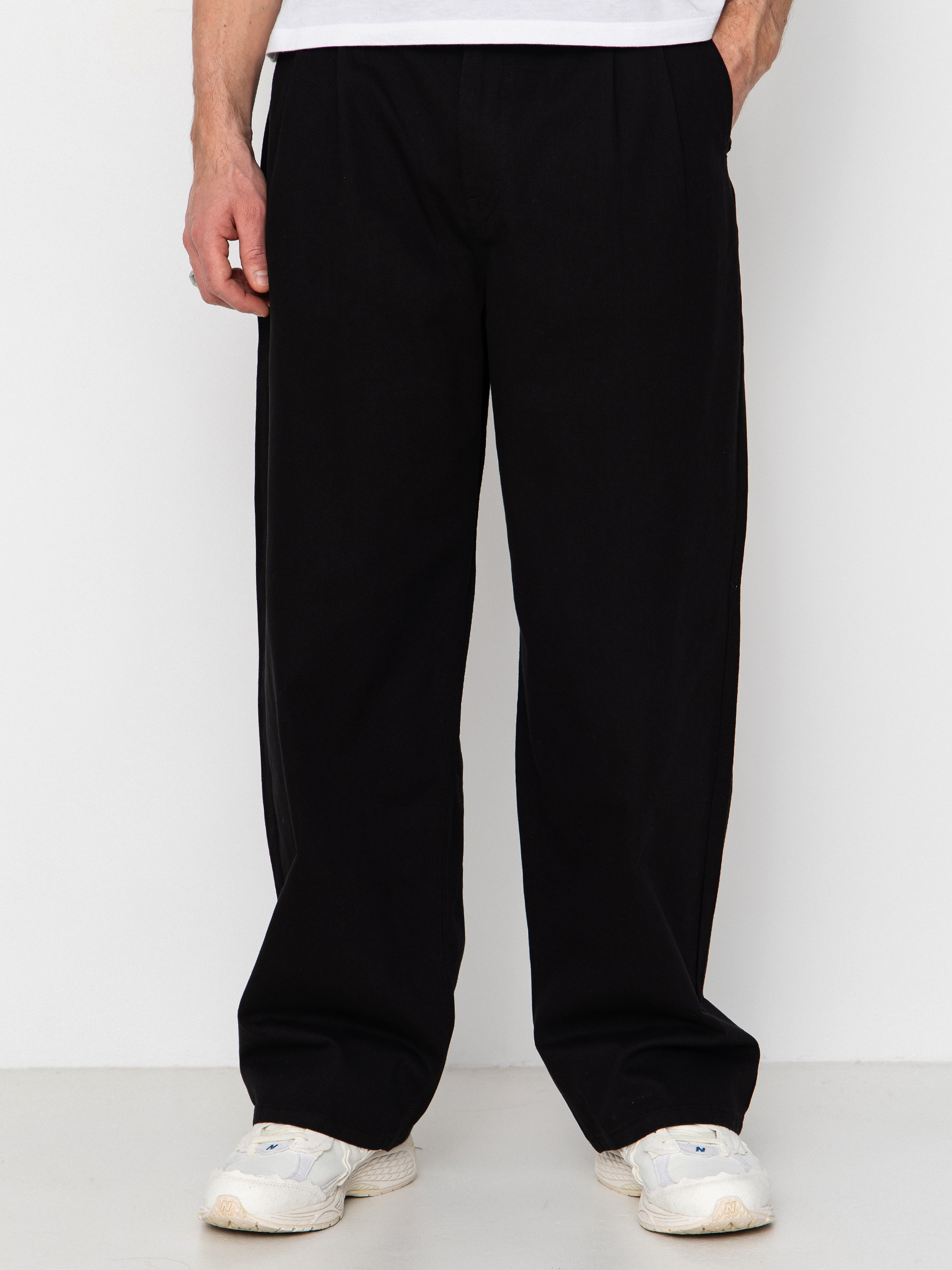 Pantaloni Volcom Baggos Pleat (black)