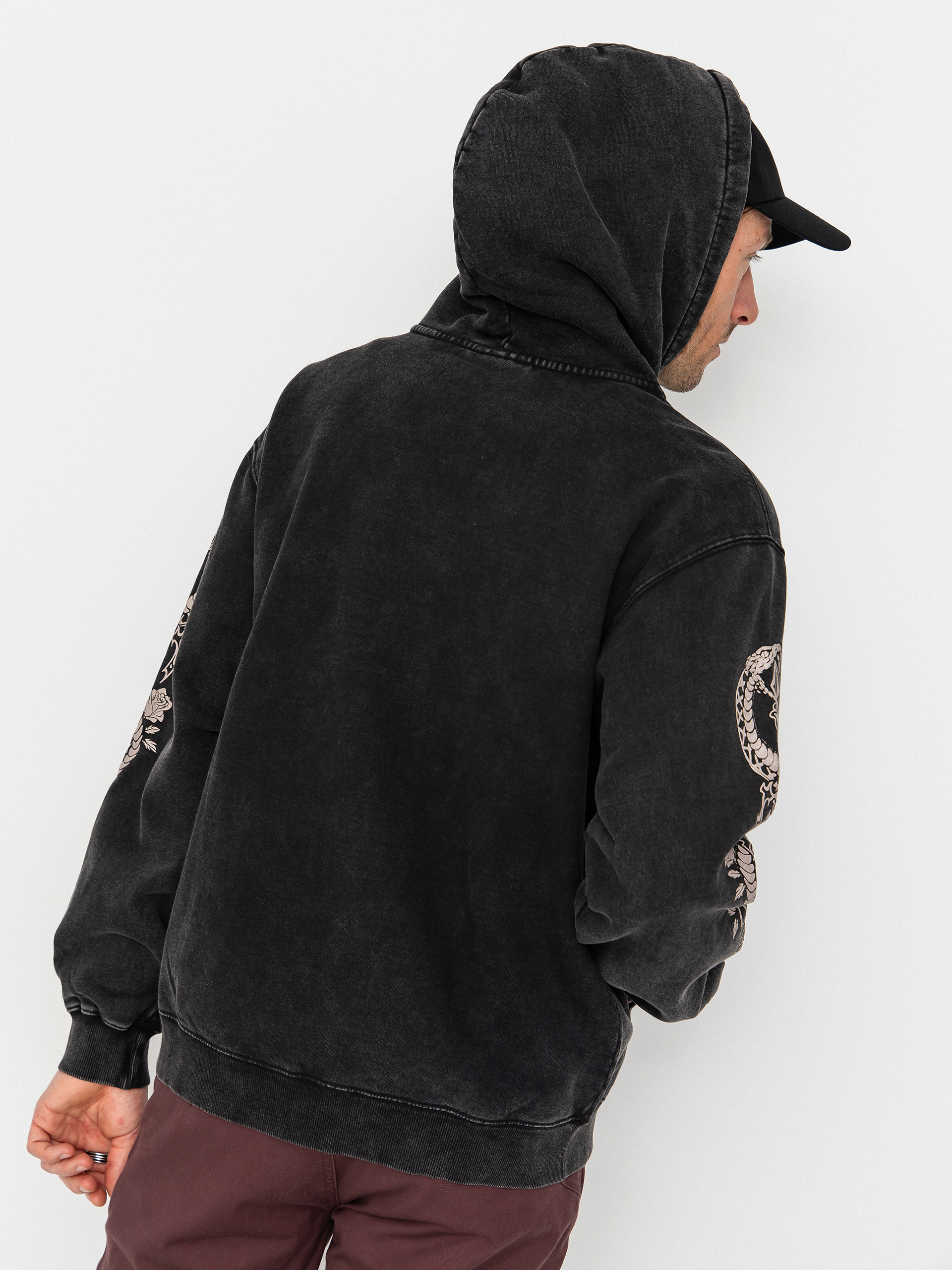 Hanorac Volcom Die By The Stone ZIP (light acid black)
