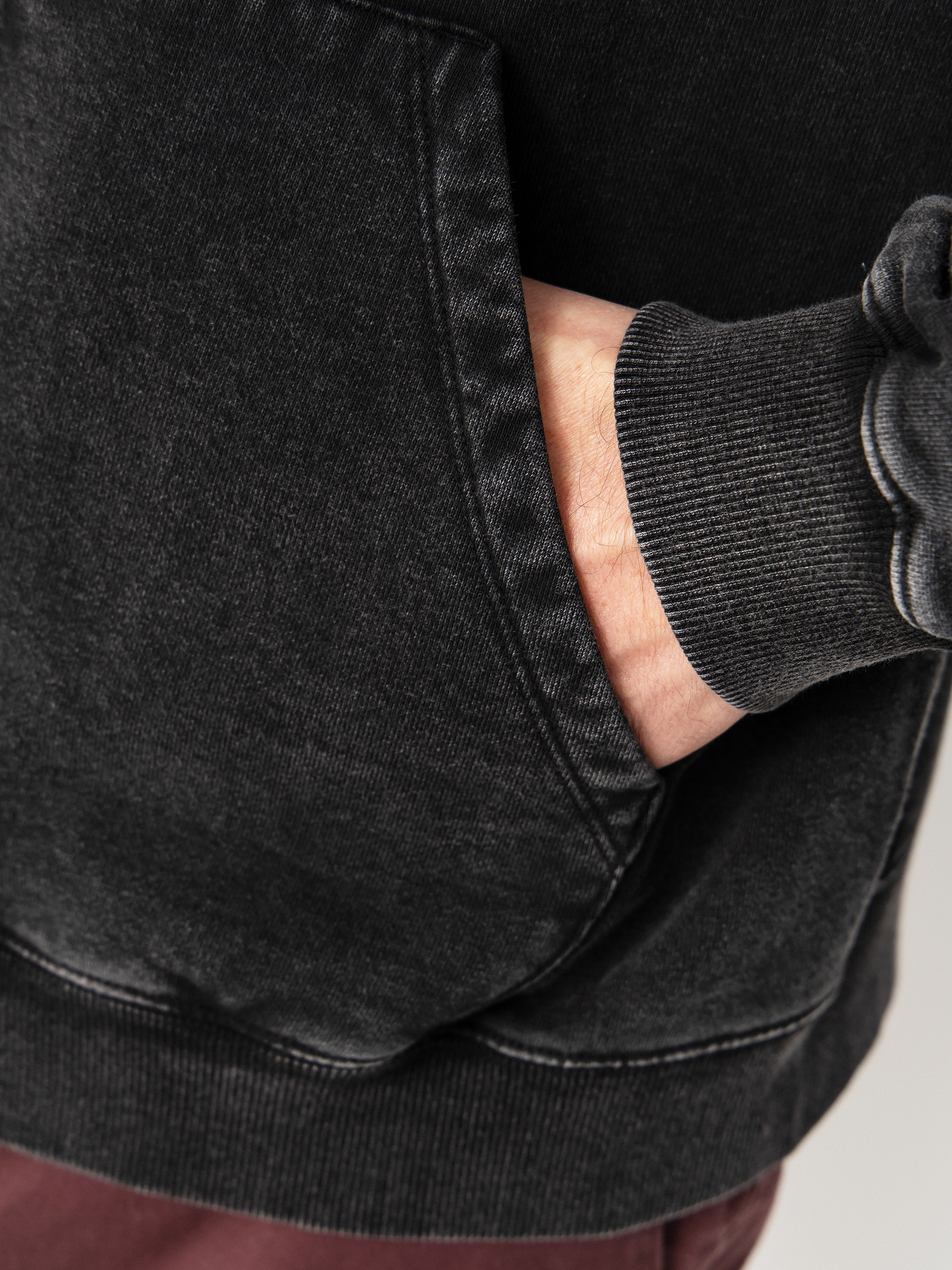 Hanorac Volcom Die By The Stone ZIP (light acid black)