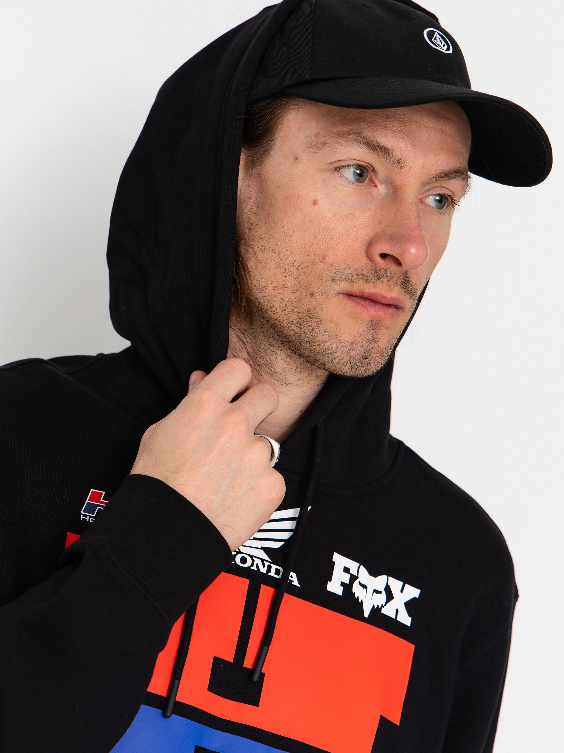 Hanorac cu glugă Fox Honda HD (black)