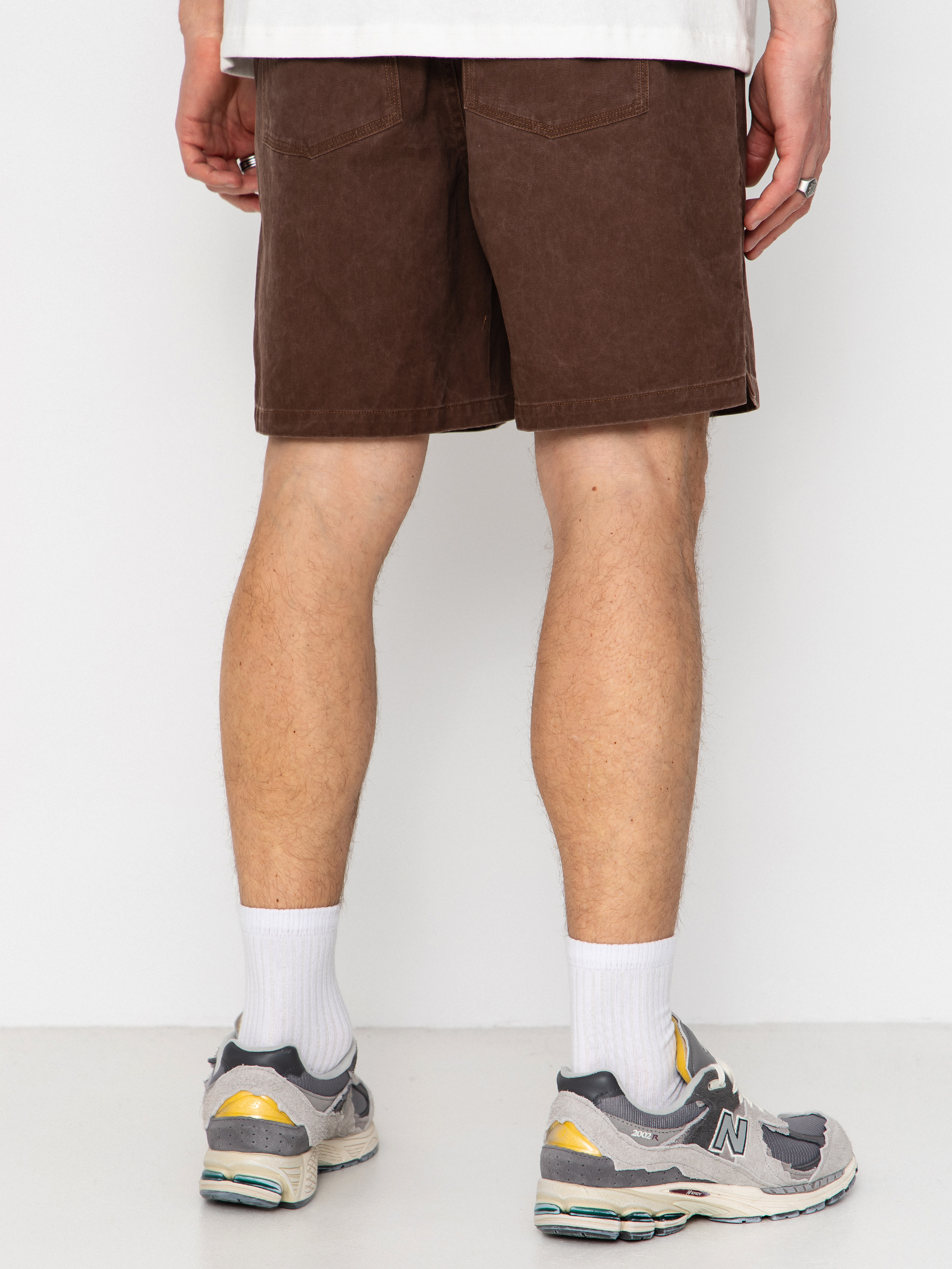 Pantaloni scurți Brixton Everyday Vintage Wash (chocolate)