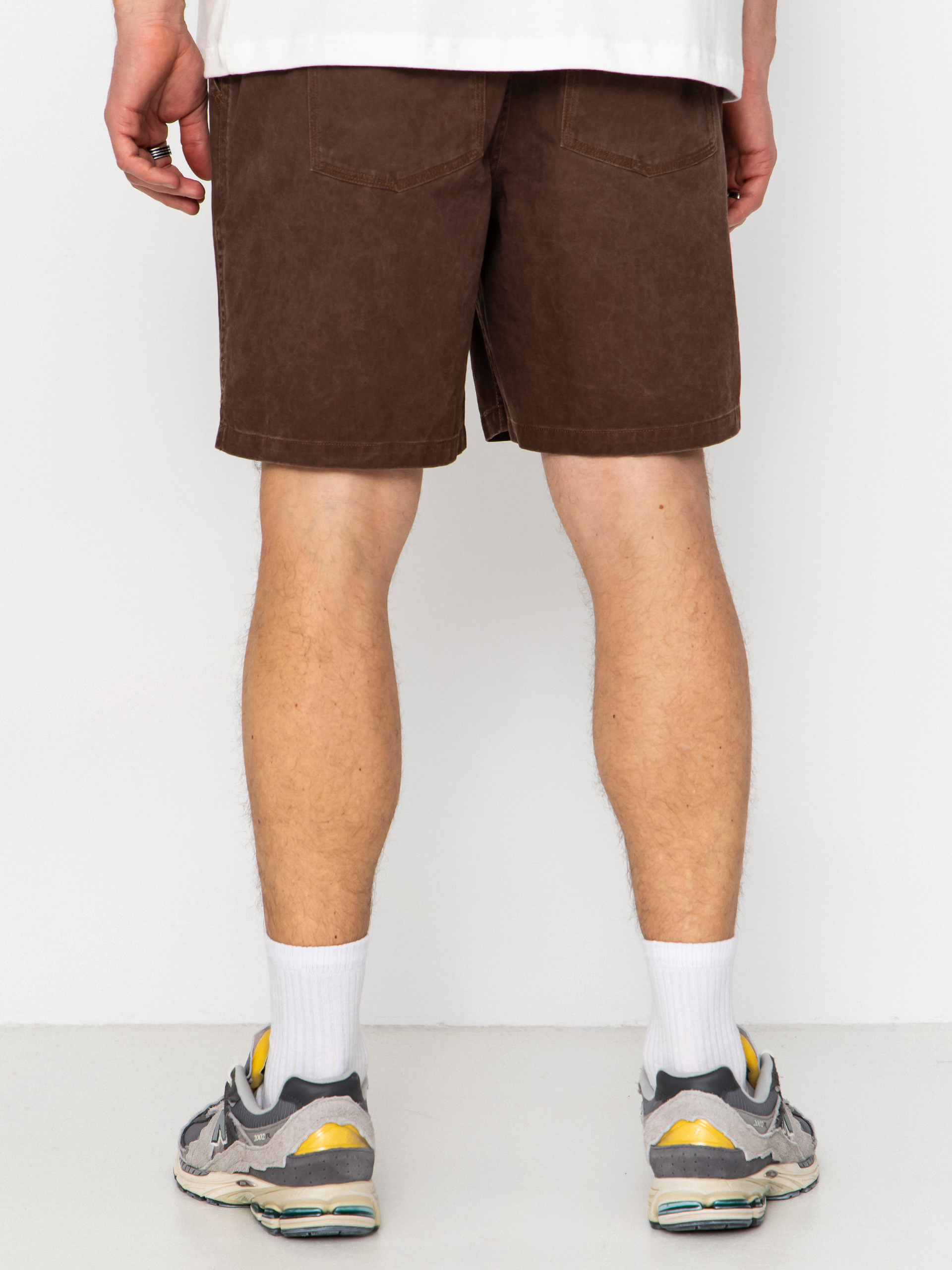 Pantaloni scurți Brixton Everyday Vintage Wash (chocolate)