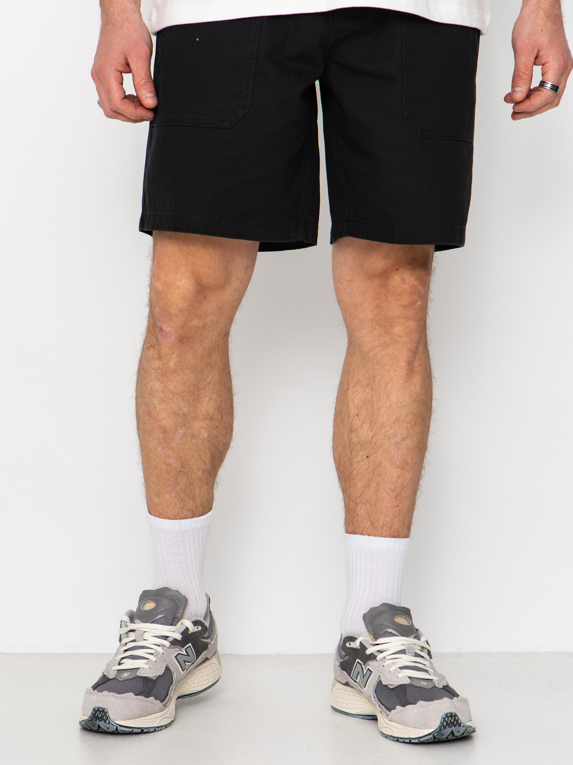Pantaloni scurți Brixton Surplus Vw Herringbone (washed black)