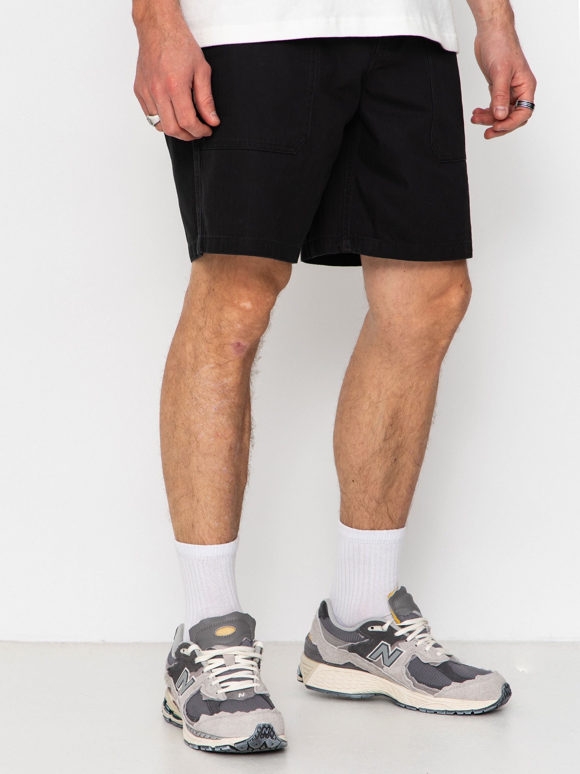 Pantaloni scurți Brixton Surplus Vw Herringbone (washed black)