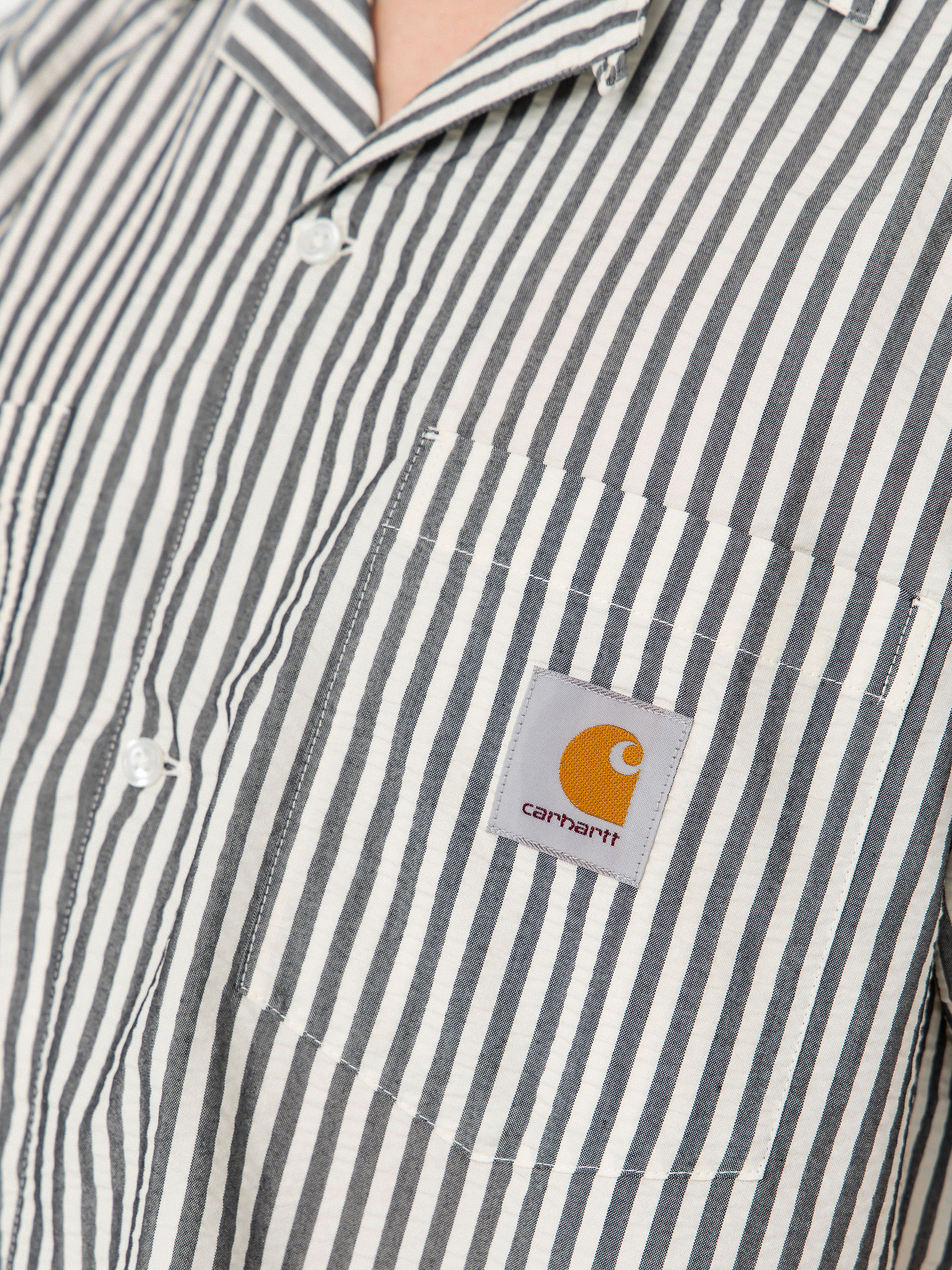 Cămașă Carhartt WIP Leavel (leavel stripe/black/wax)
