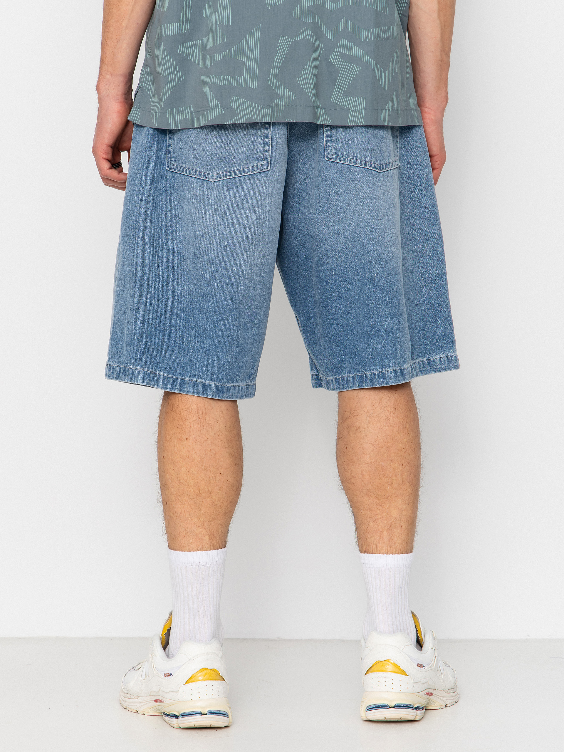 Pantaloni scurți Carhartt WIP Brandon (blue light true washed)