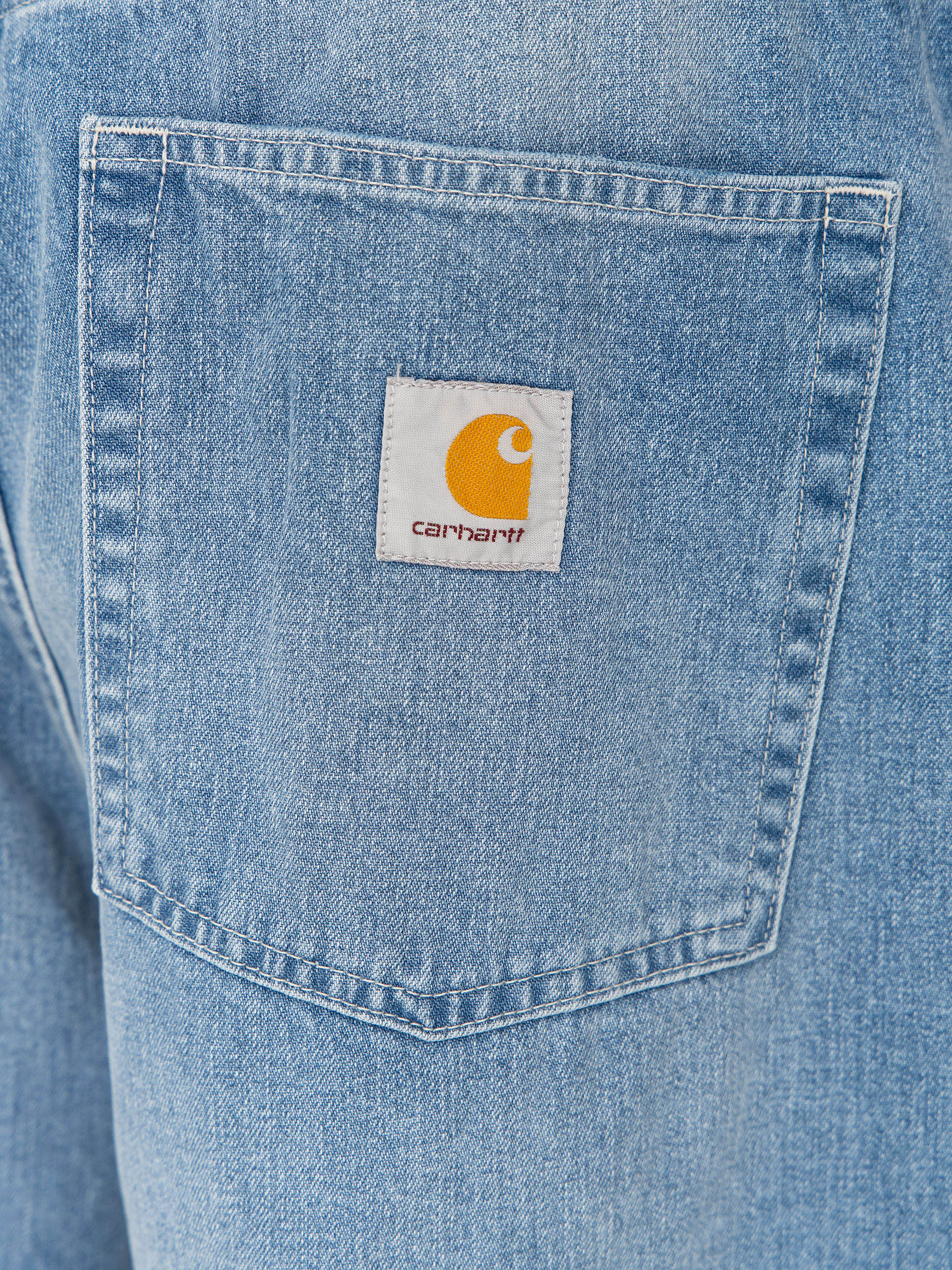 Pantaloni scurți Carhartt WIP Brandon (blue light true washed)