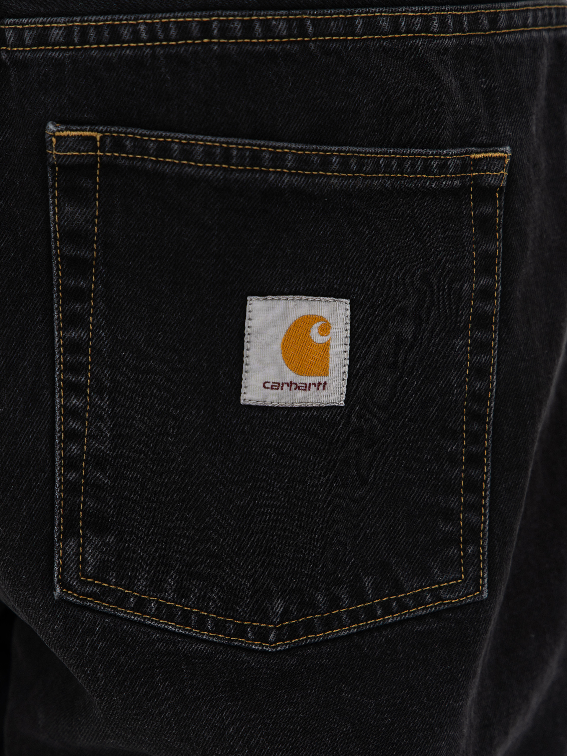Pantaloni scurți Carhartt WIP Brandon (black stone washed)